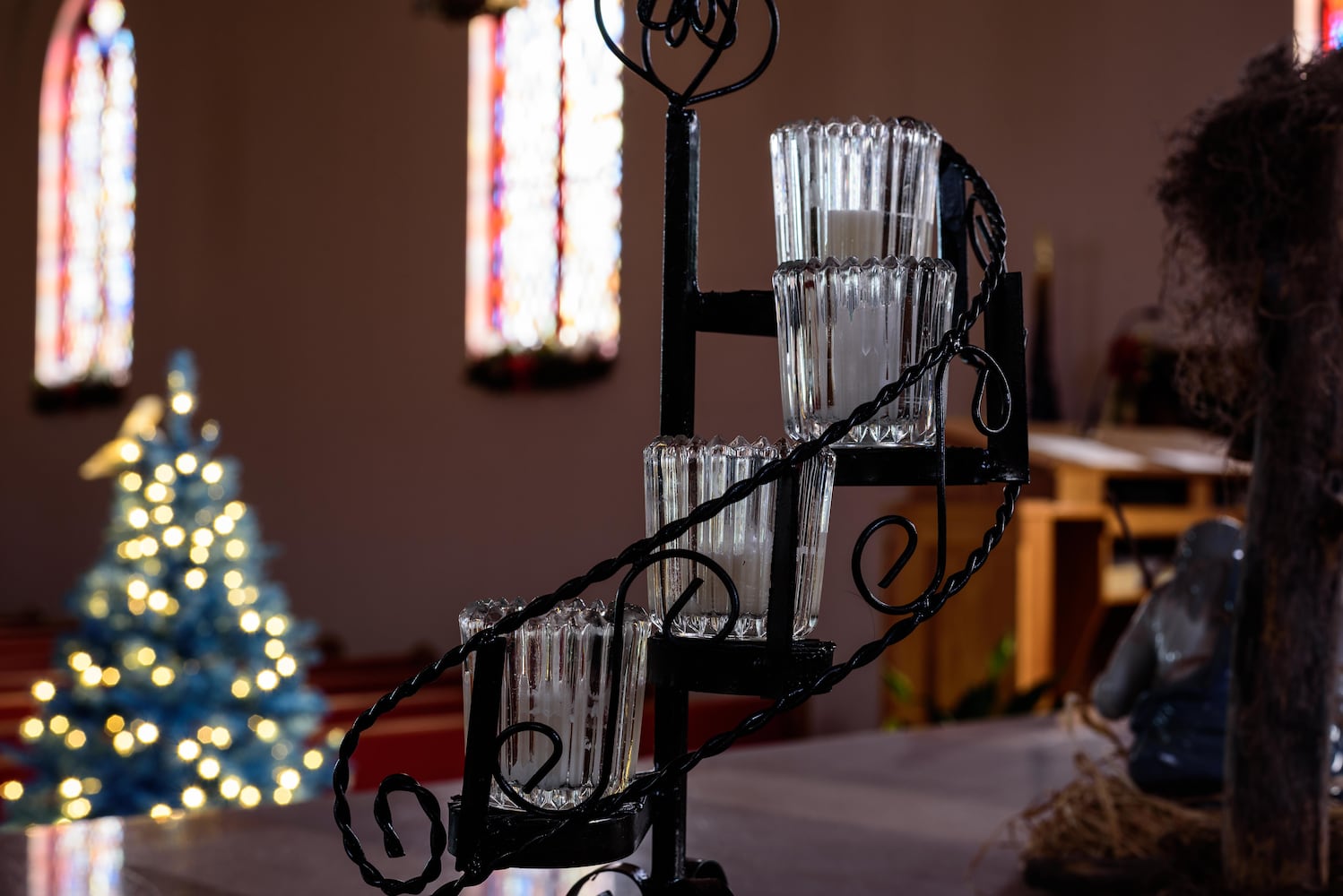 PHOTOS: A look inside Sulphur Grove Church in Huber Heights decorated for Christmas