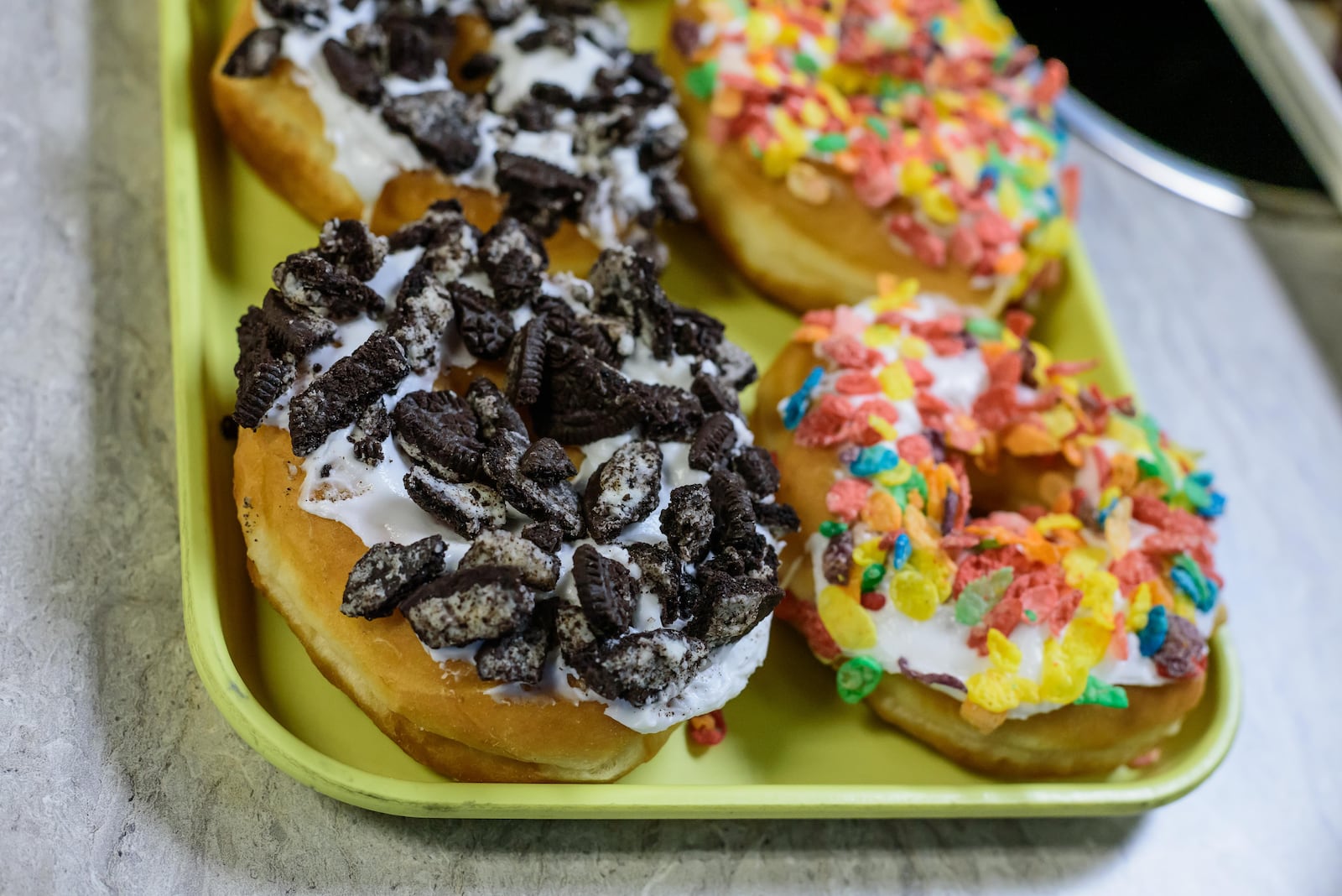 Bear Creek Donuts is located at 80 S. Main St. in Miamisburg. TOM GILLIAM / CONTRIBUTING PHOTOGRAPHER