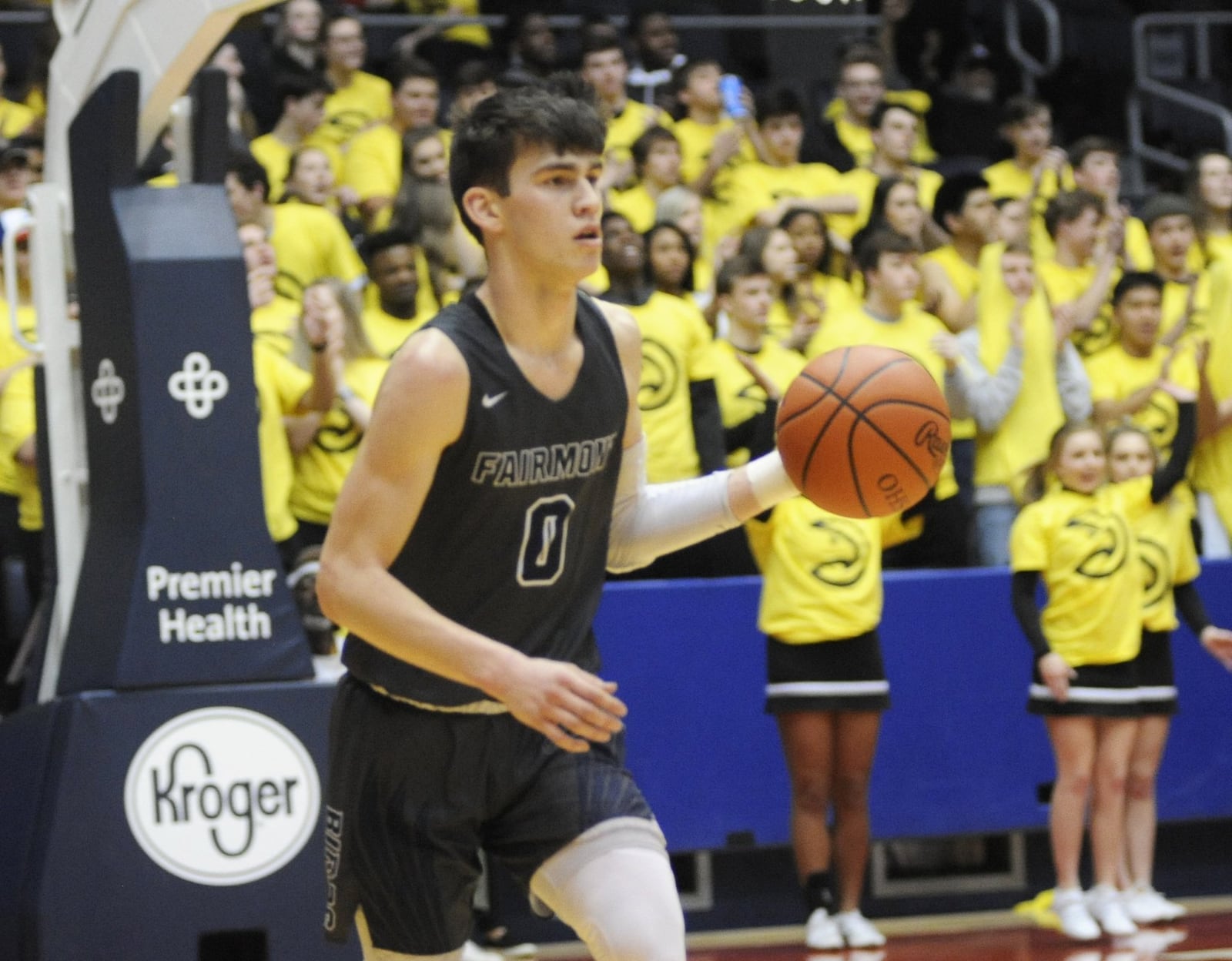 Ryan Hall had 10 points and 4 assists for Fairmont. Lakota East defeated Fairmont 50-36 in a boys high school basketball D-I district final at UD Arena on Saturday, March 9, 2019. MARC PENDLETON / STAFF