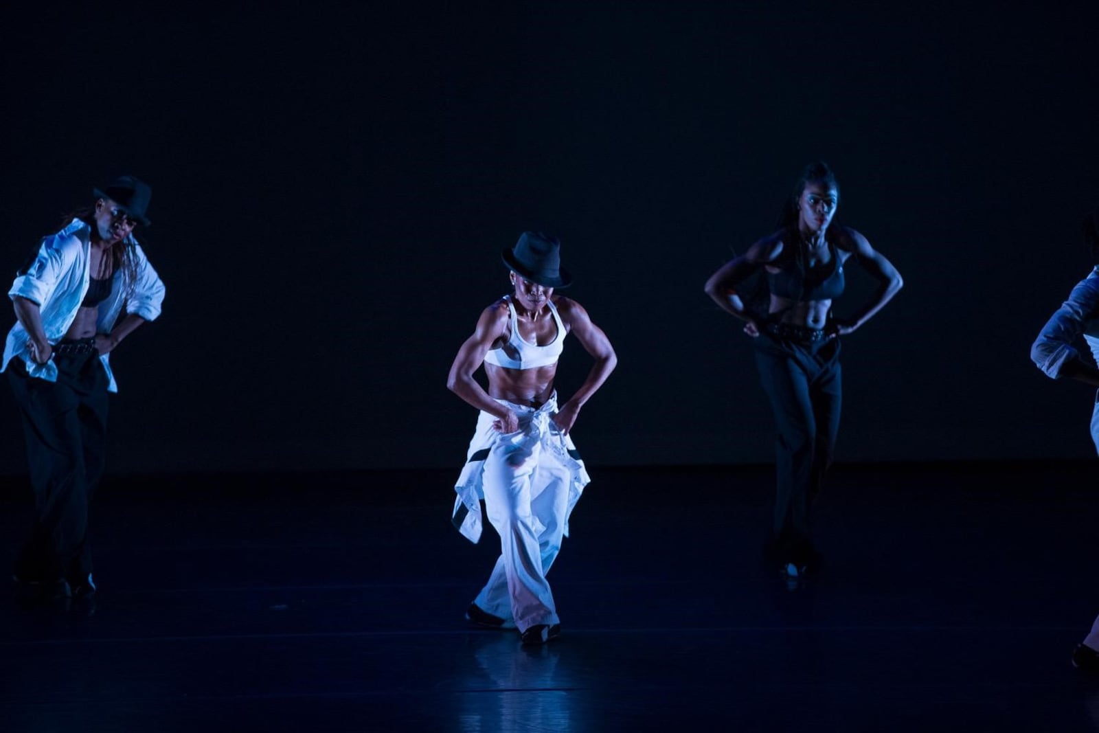 Sheri "Sparkle" Williams (center) in the 2007 presentation of "Jacob's Ladder." She will reprise her original role in the routine for DCDC's season opener "In Good Company." CONTRIBUTED