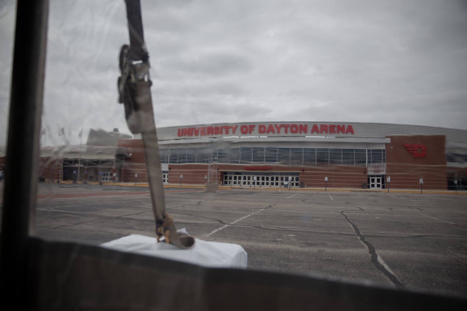 PHOTOS: UD Arena parking lot transformed into drive-up coronavirus testing center