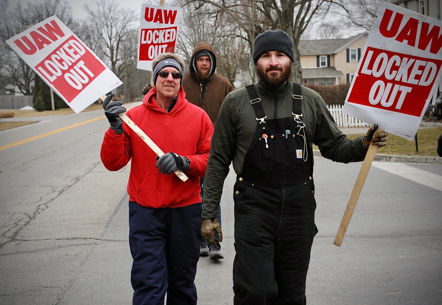 PHOTOS: Nearly 300 workers locked out of Troy Collins plant