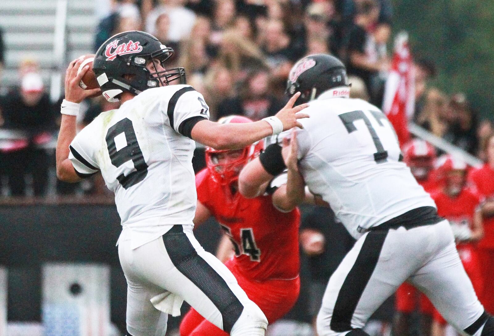 Franklin QB Braden Woods is the Southwest All-District Division III offensive player of the year. MARC PENDLETON / STAFF