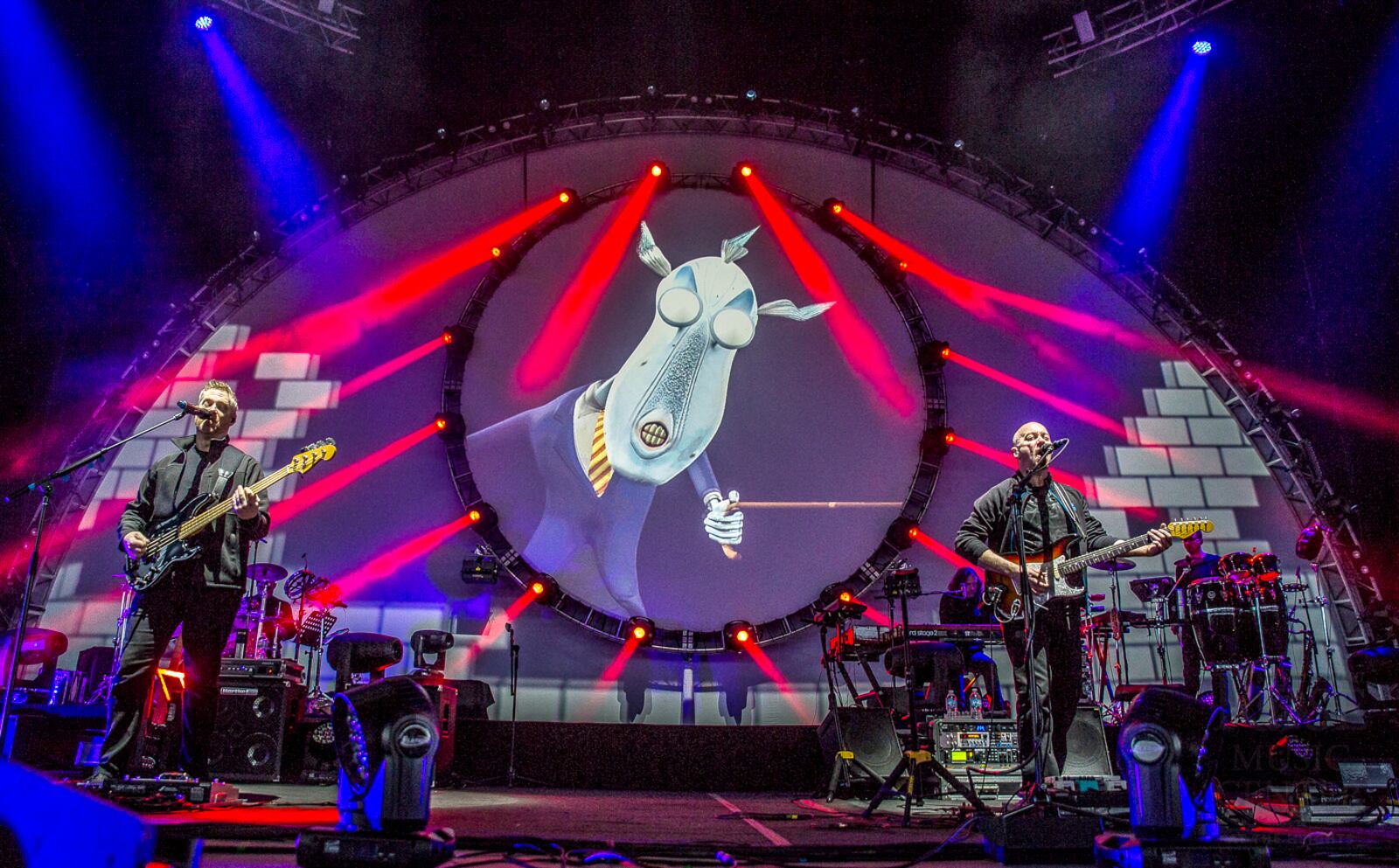 Damian Darlington (right), who spent 17 years as a member of Australian Pink Floyd before forming his own tribute band in the United Kingdom in 2011, brings Brit Floyd to Rose Music Center in Huber Heights on Friday, July 22.