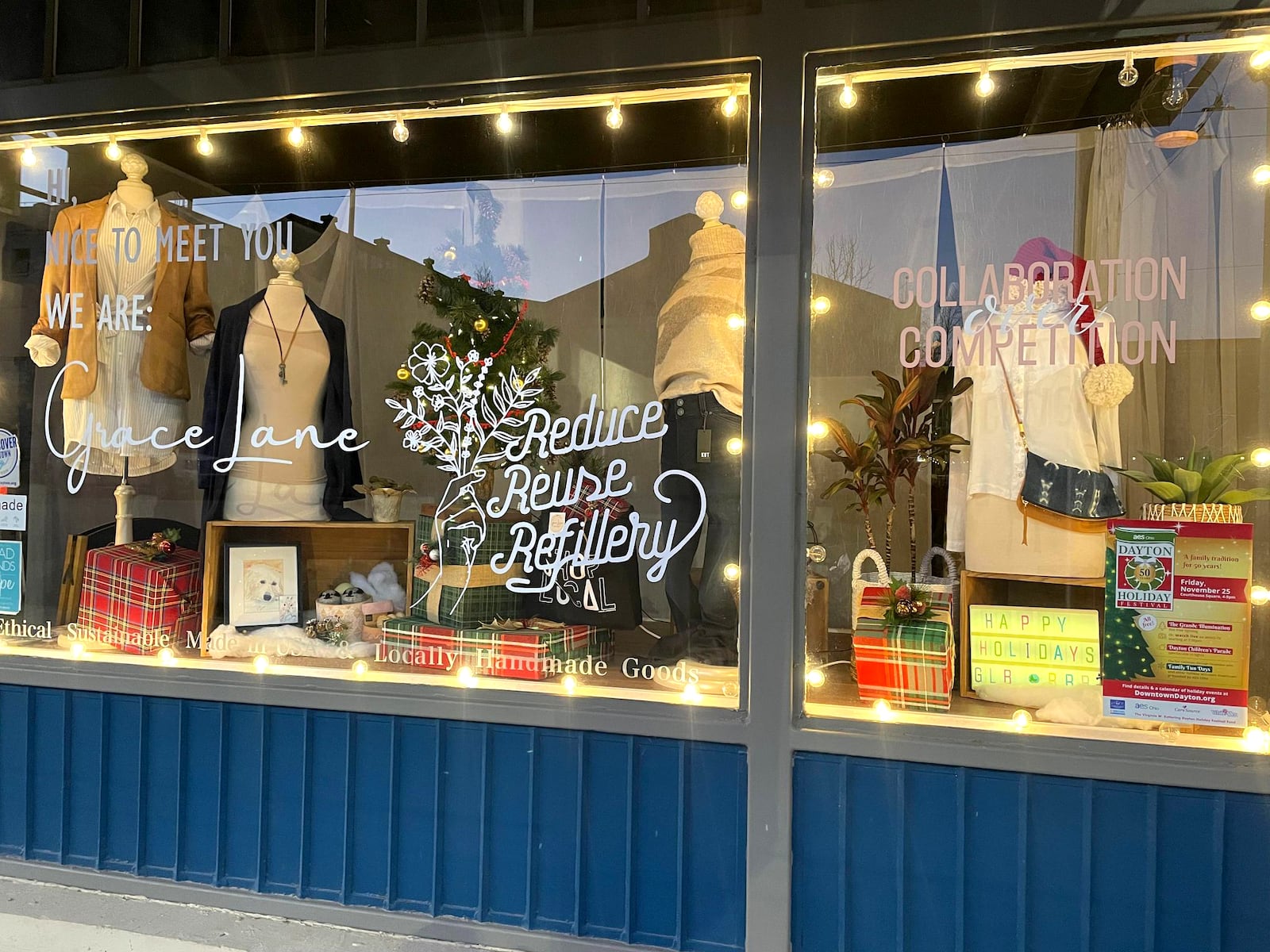 Grace Lane Boutique, competitor in the downtown Dayton Whimsical Windows contest in 2022