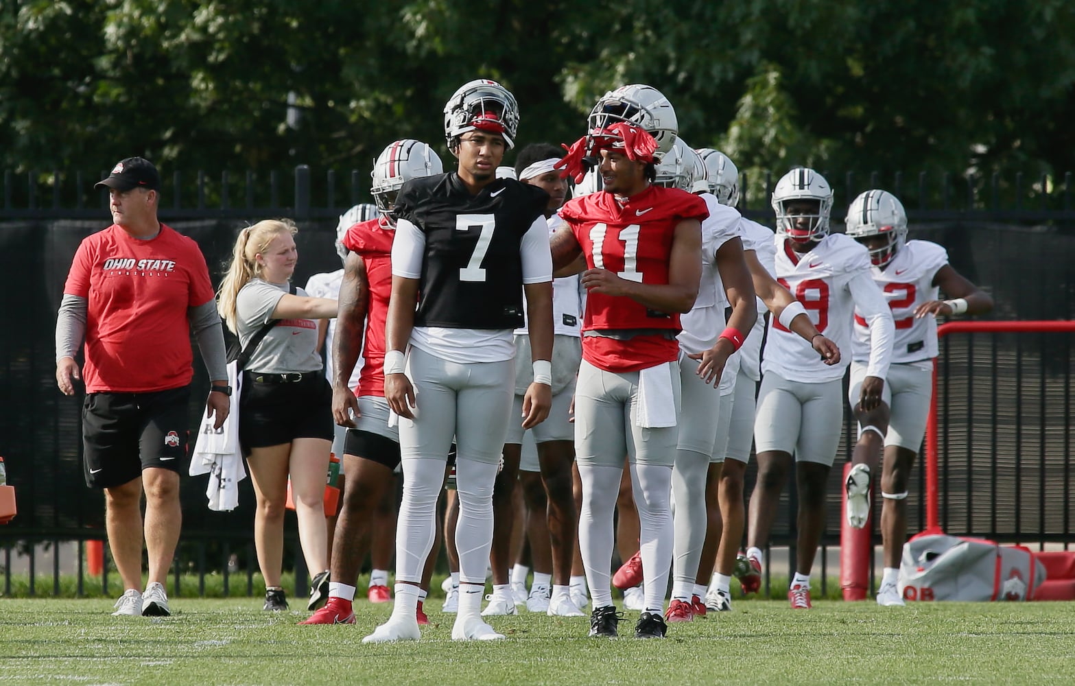 Ohio State practice