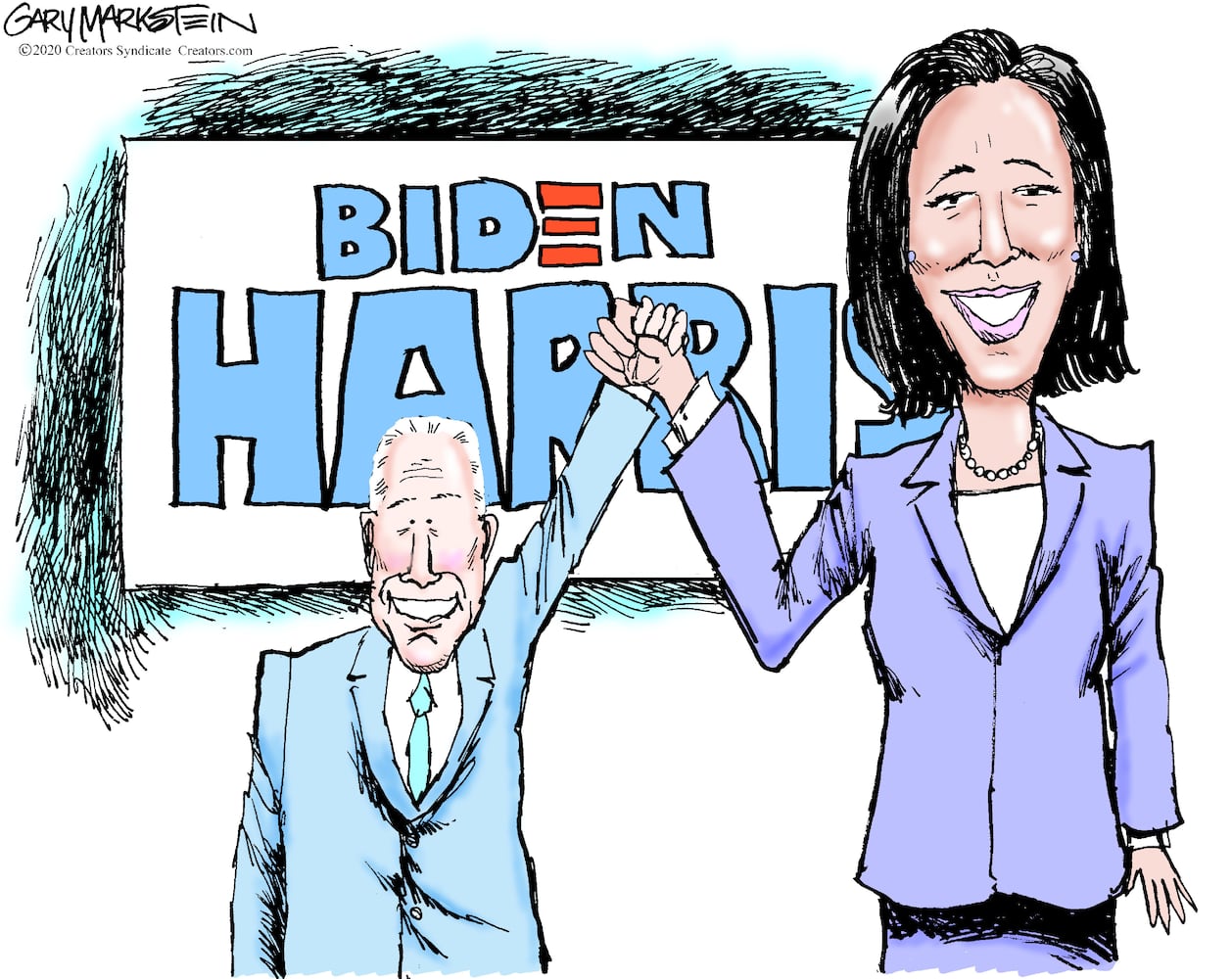 Week in cartoons: Kamala Harris, college football and more