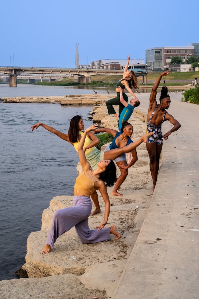 Dayton Dance Initiative members at RiverScape MetroPark