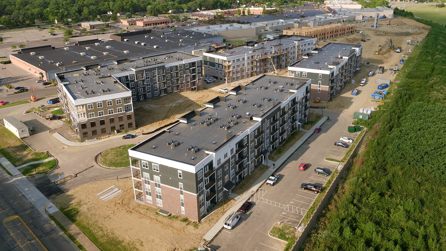 PHOTOS: Construction of huge apartment complex near Cross Pointe