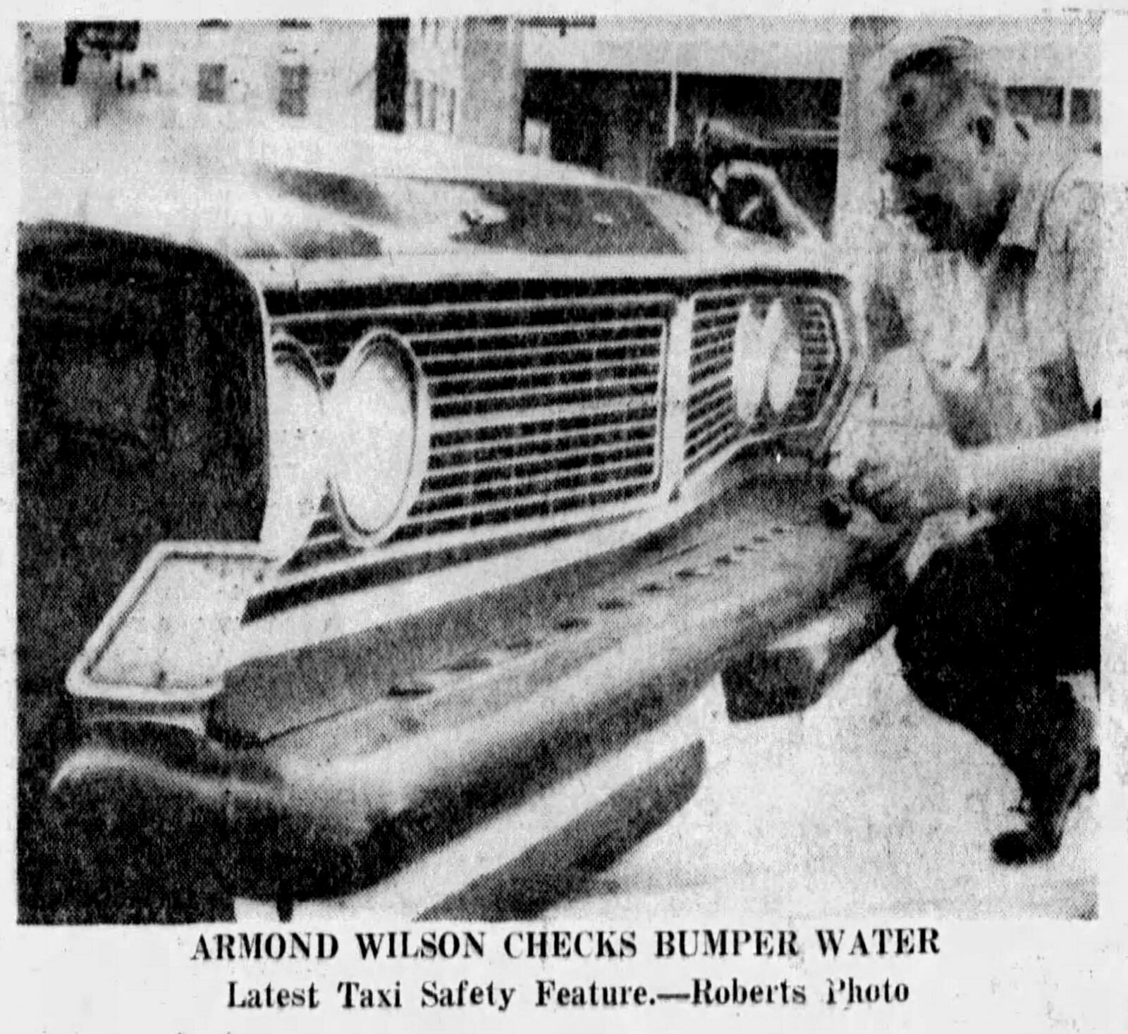 Sept. 1, 1968: Taxis try water-filled bumpers. DAYTON DAILY NEWS ARCHIVES