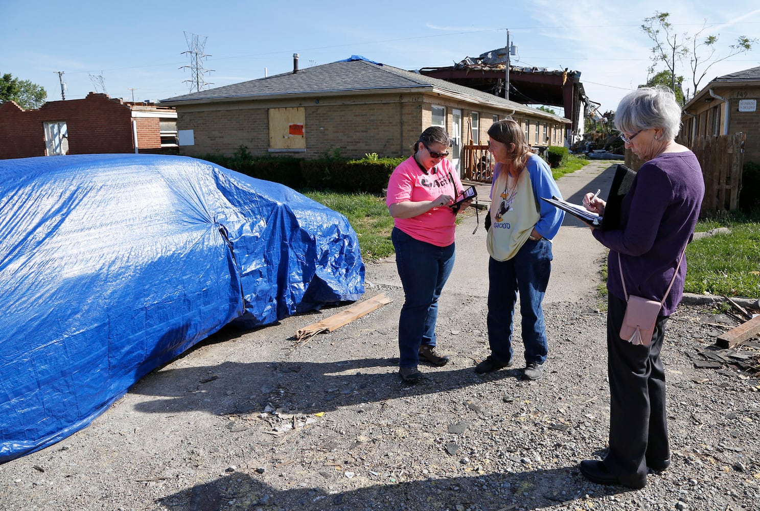 PHOTOS: Clean up of tornado damage continues in Old North Dayton