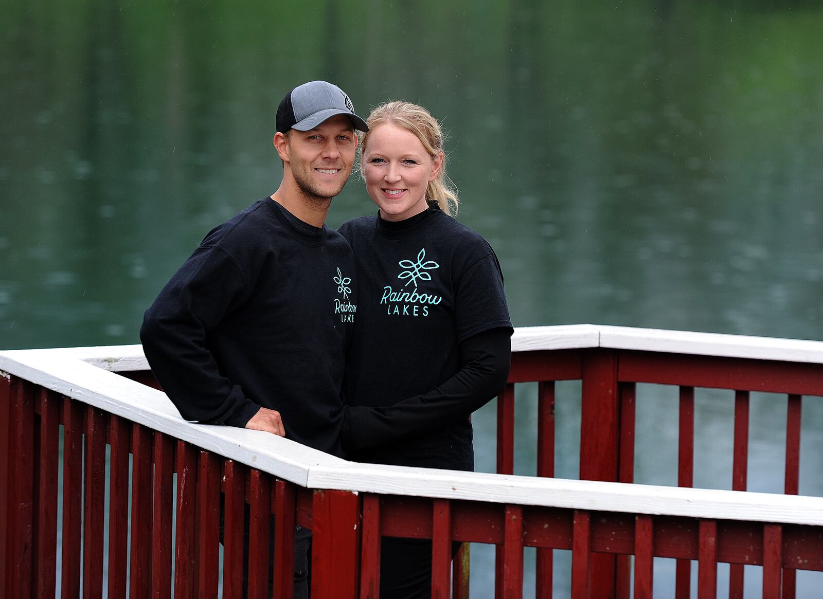 The new owners of Rainbow Lakes in Fairborn, Cassidy and Michelle Helregel. MARSHALL GORBY\STAFF