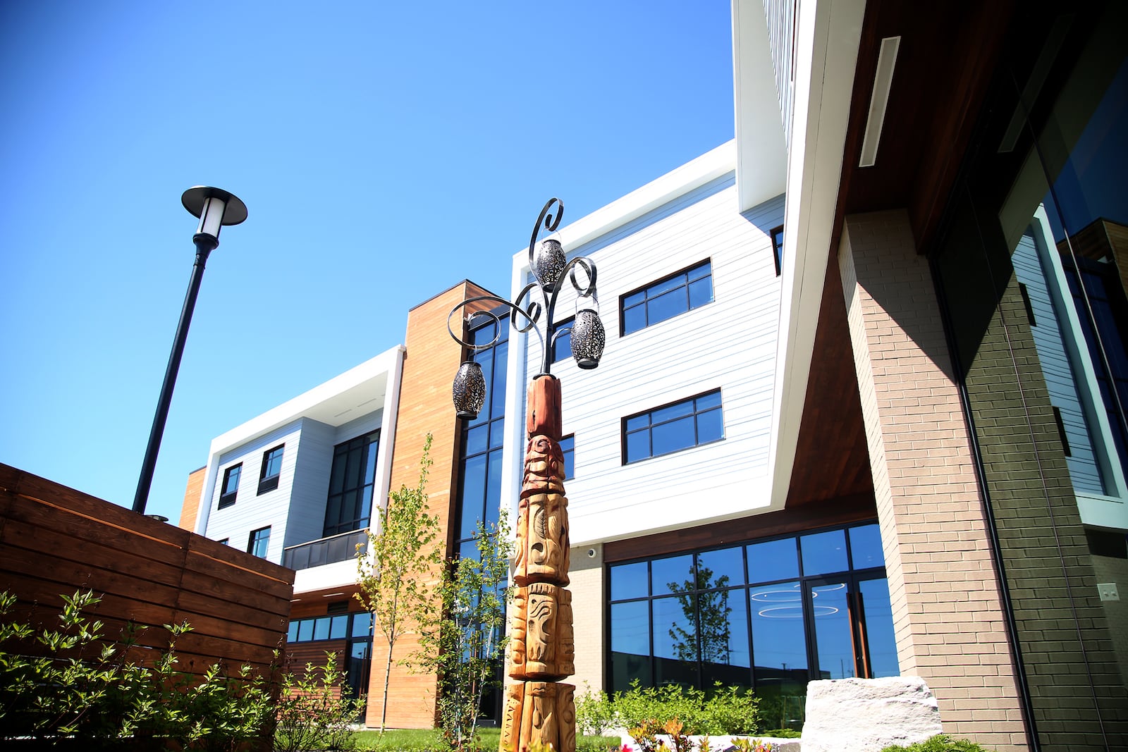 A new mixed metal and wood sculpture will be dedicated at OneFifteen, an addiction and recovery facility in Dayton on Friday, May 14 at 1 p.m. The sculpture, called The Tree of Life, was created by Dayton artist Tristan Cupp who hand carved symbols of healing and recovery into pieces of cedar. The sculpture is placed in the OneFifteen Living Reflection Garden that can also be viewed from an indoor Reflection Room.  The dedication is open to the public at the center located at 257 Hopeland St. LISA POWELL / STAFF