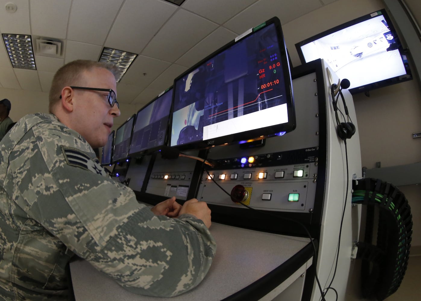 World’s most advanced centrifuge now spinning fighting pilots at Wright-Patt