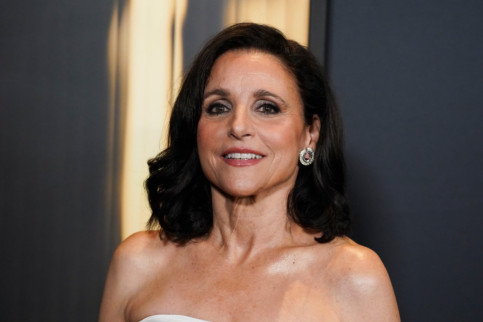 Julia Louis-Dreyfus arrives at the 15th Governors Awards on Sunday, Nov. 17, 2024, at The Ray Dolby Ballroom in Los Angeles. (Photo by Jordan Strauss/Invision/AP)