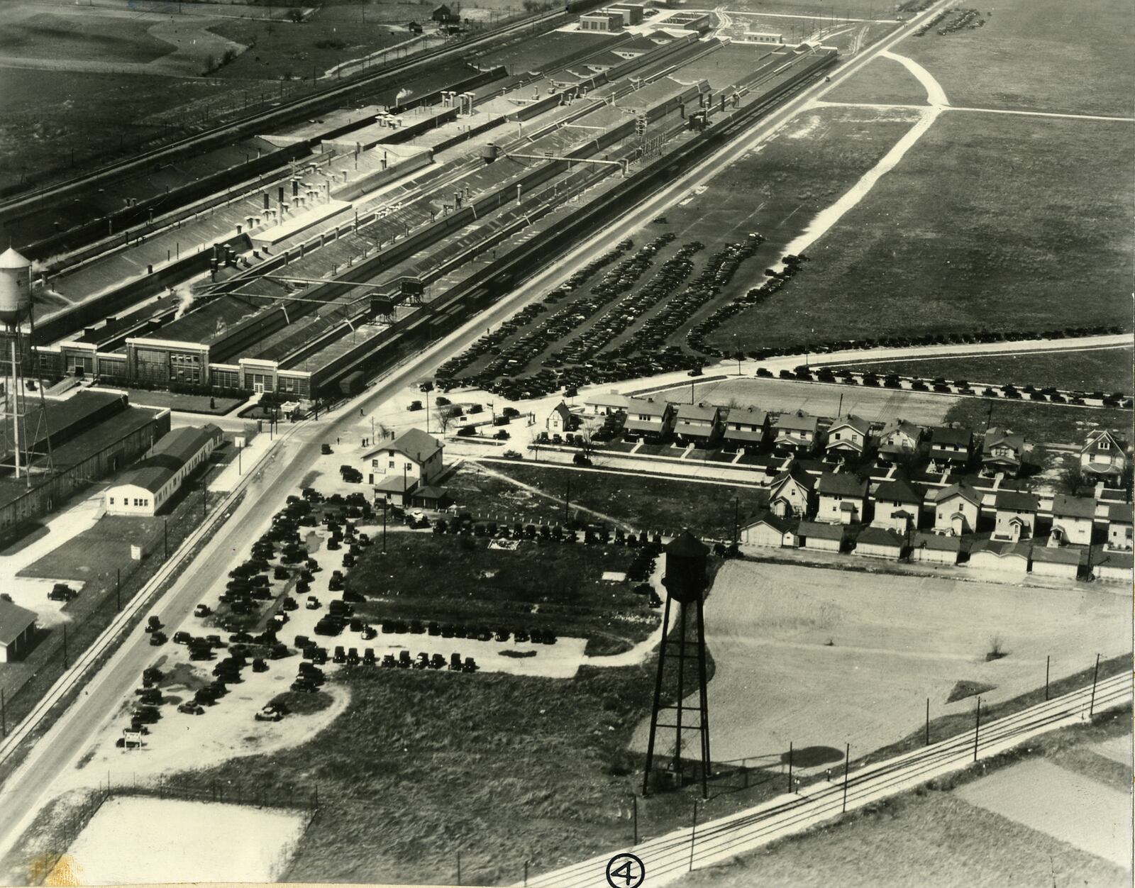 Frigidaire Assembly Plant in Moraine photographed in the 1950s.