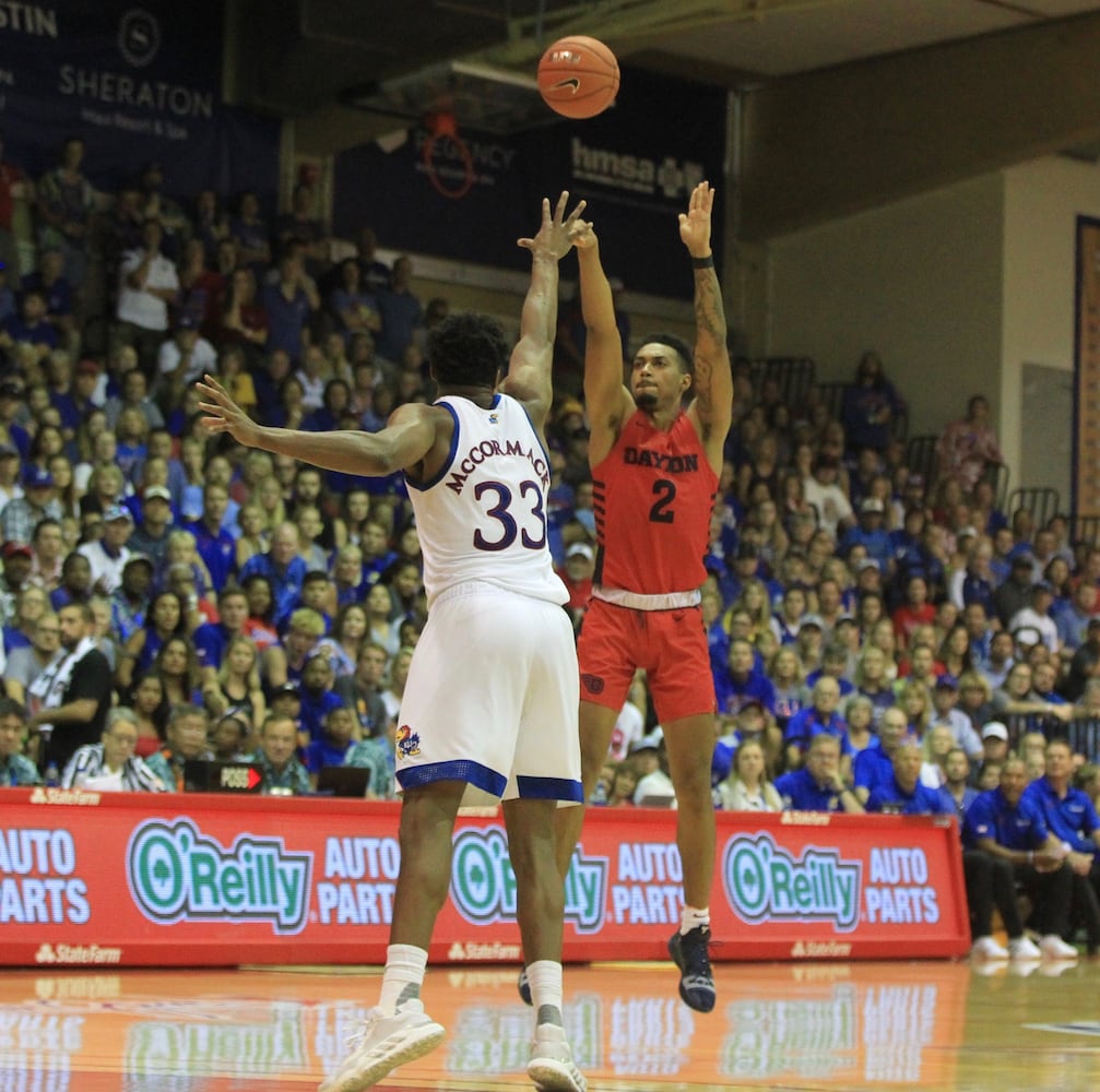 Photos: Dayton Flyers fall to Kansas in Maui Invitational