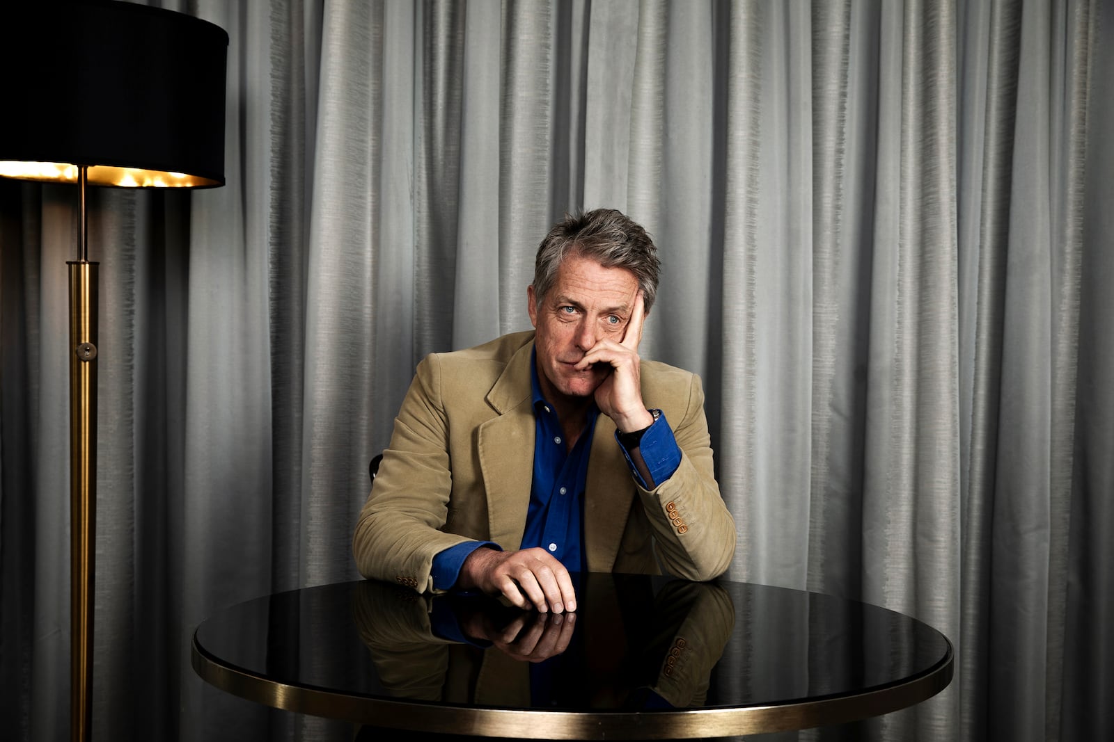 FILE - Hugh Grant poses for a portrait to promote the film "Heretic," Oct. 27, 2024, in Los Angeles. (Photo by Rebecca Cabage/Invision/AP, File)