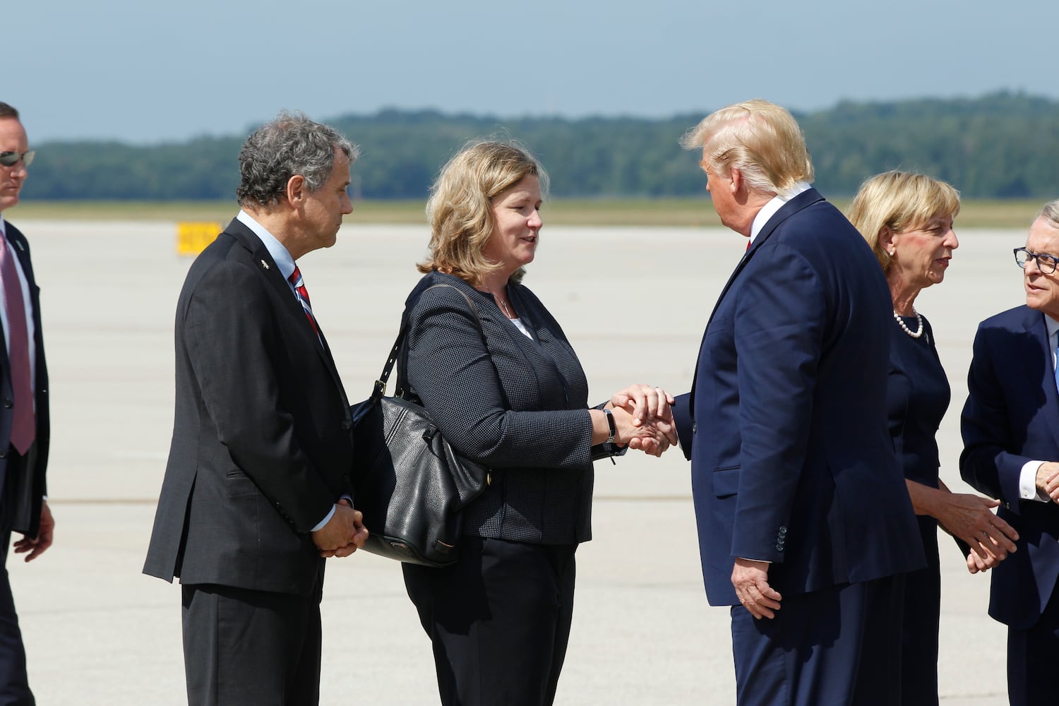 PHOTOS: Scenes of President Trump’s visit to Dayton