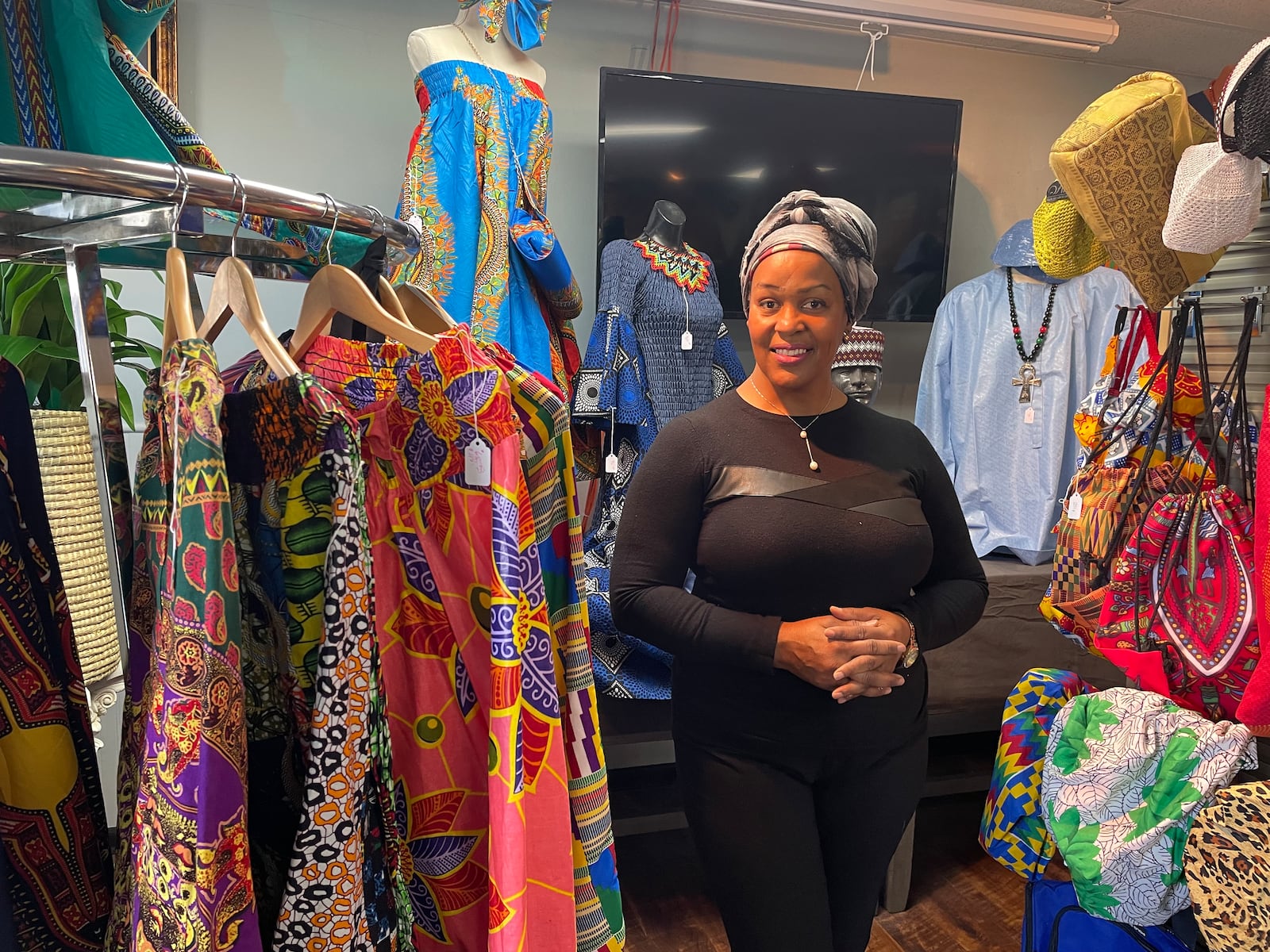 African Utopian Boutique is located at 422 W. Main Street in Fairborn. Pictured is owner Sylvia Chess.