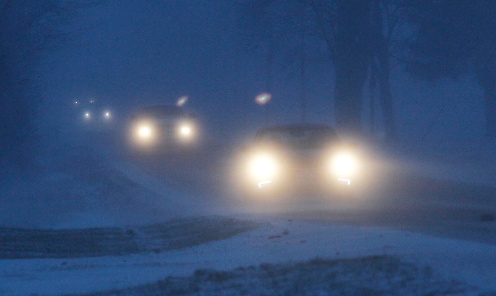 This scene from 2019 on U.S. 68 in Greene County is during the morning rush which had significantly fewer drivers that usual.  TY GREENLEES / STAFF