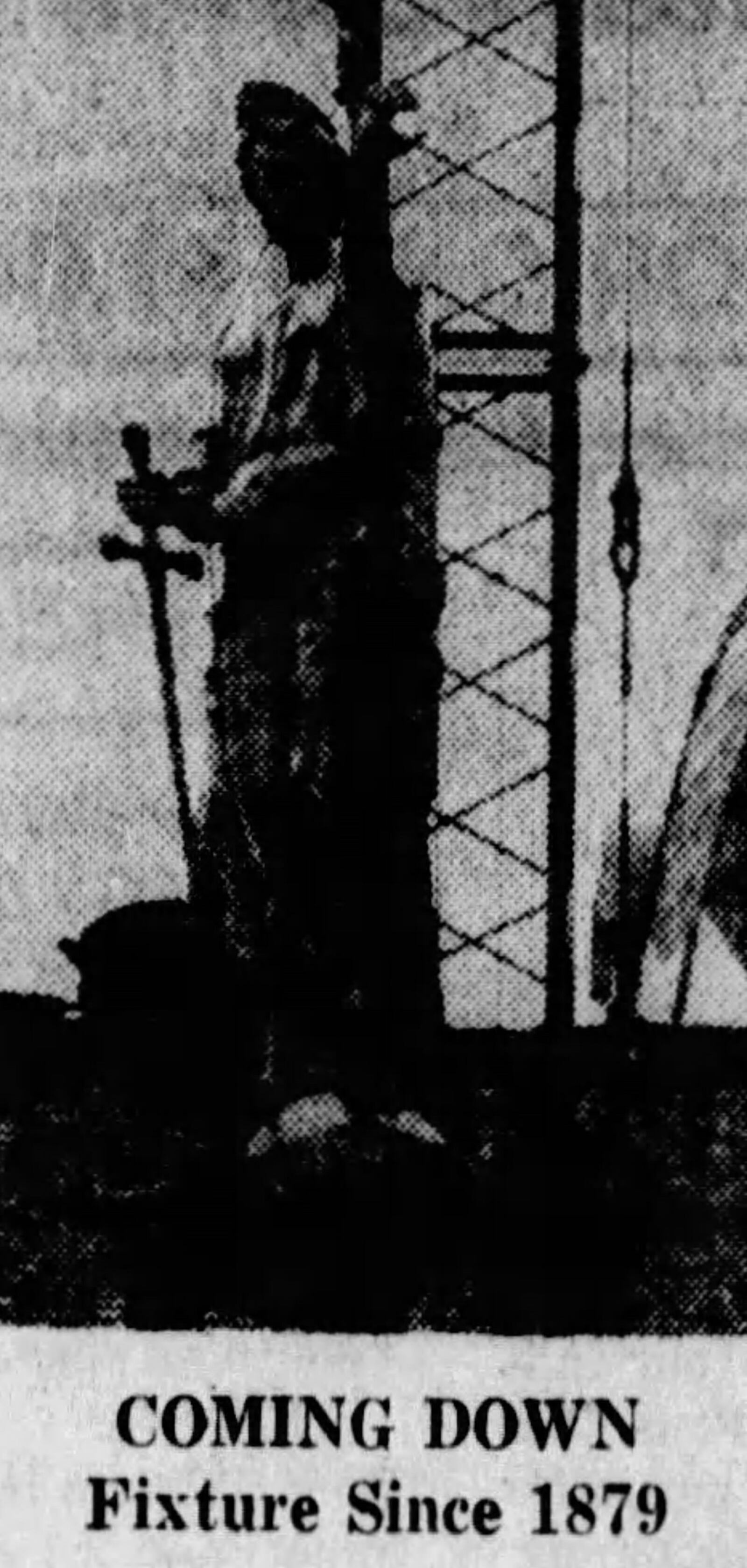 Mayfair Lady was removed by a S.G. Lowendick & Sons wrecking contractor crane on Wednesday, Jan. 29, 1969. DAYTON DAILY NEWS ARCHIVES.