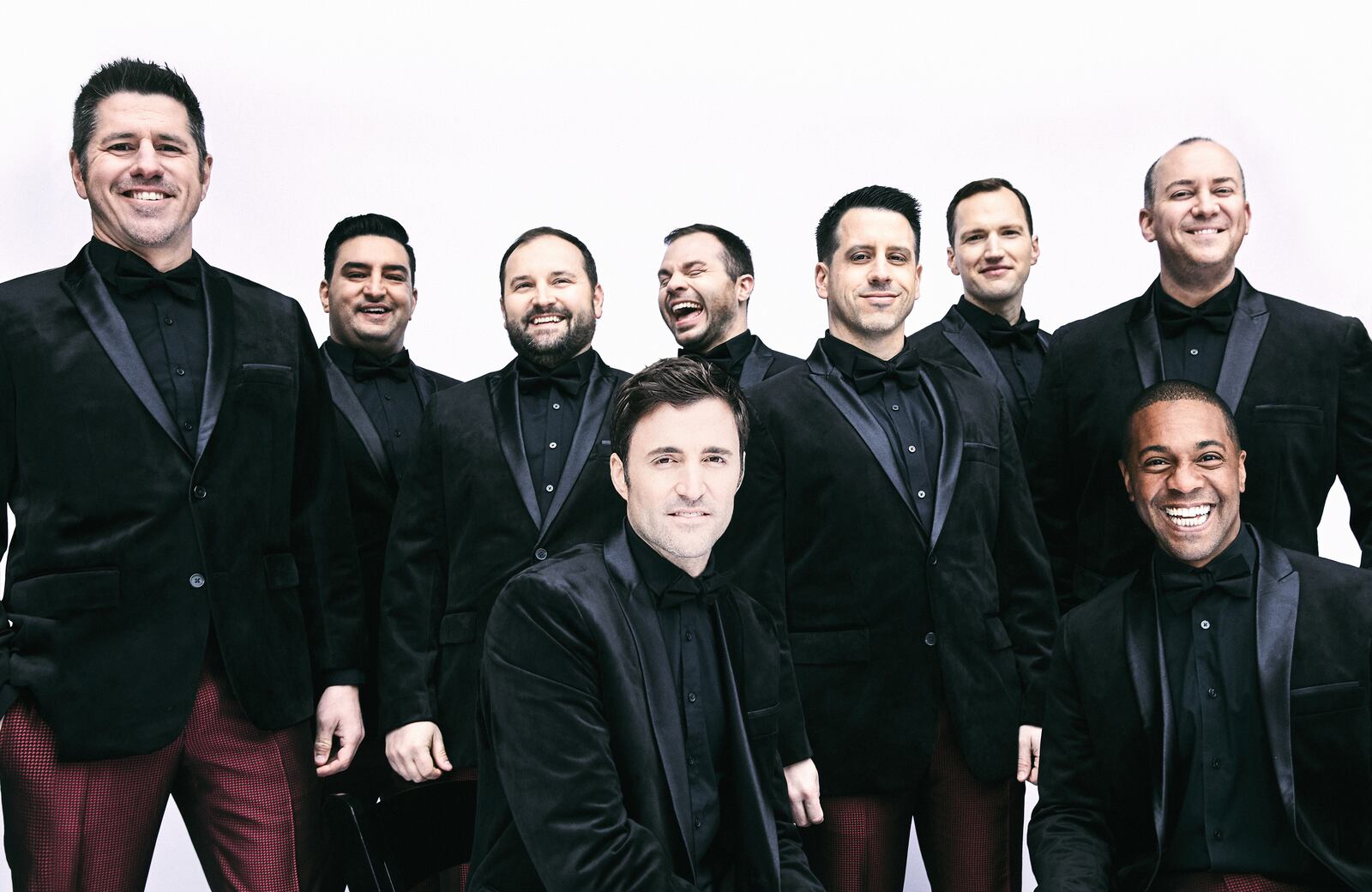 A cappella group Straight No Chaser, which recently released a deluxe edition of the album, “Social Christmasing,” brings its Back in the High Life Tour to the Schuster Center in Dayton on Wednesday, Dec. 22. CONTRIBUTED