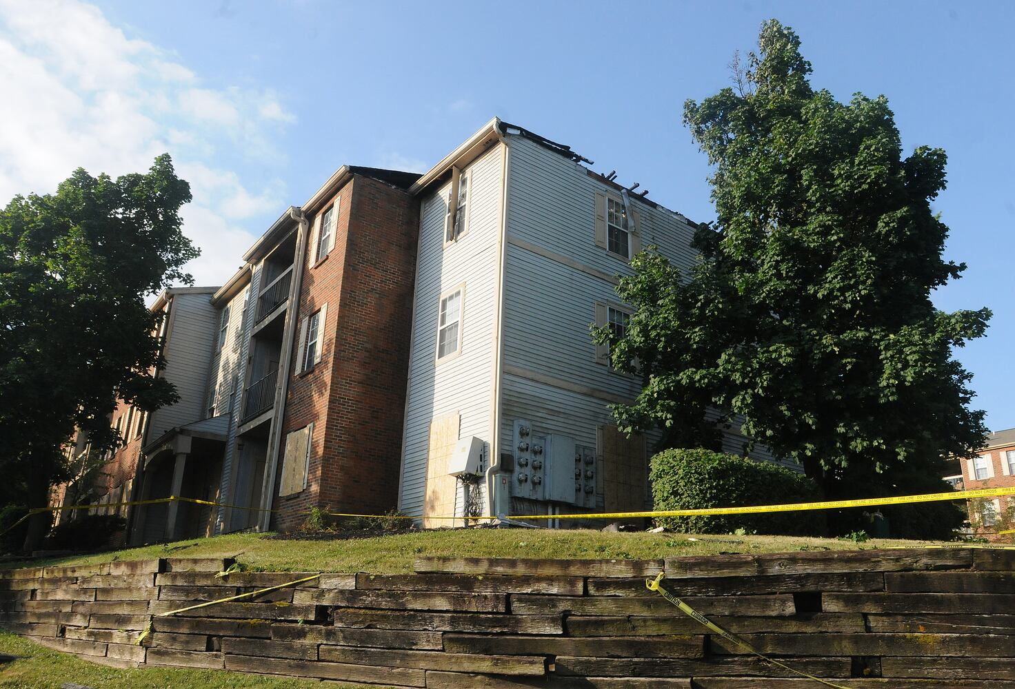 PHOTOS: West Carrollton apartment fire displaces residents