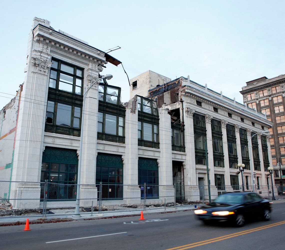 Historic DDN Building Facade Damaged