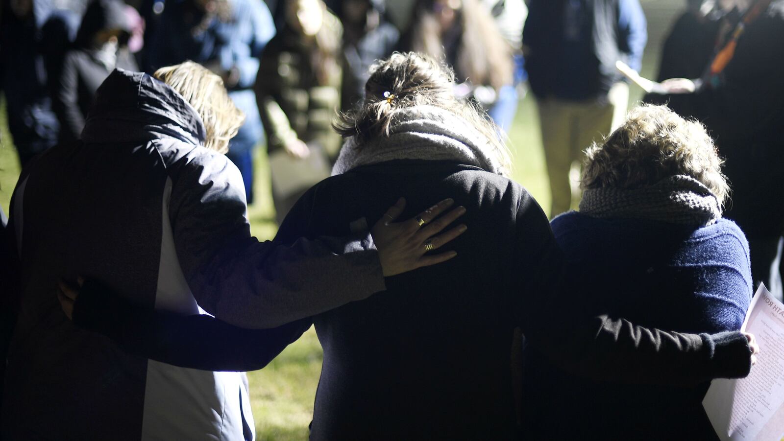 Protesters wait outside as convicted killer Nick Sutton, 58, is put to death in Tennessee's electric chair Thursday, Feb. 20, 2020, at Riverbend Maximum Security Institution in Nashville. Sutton, who killed his grandmother and two other people in 1979, was on death row for killing a fellow inmate in 1985.