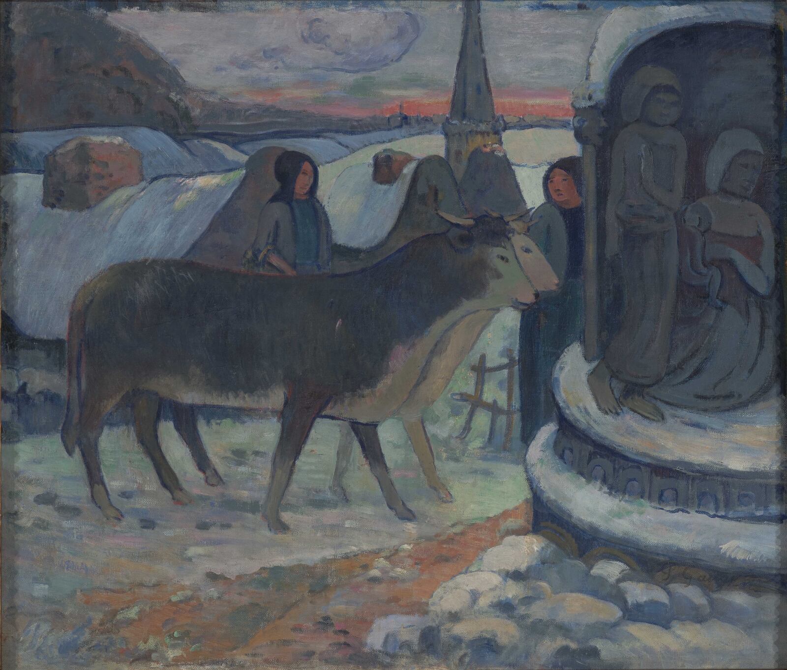 Paul Gauguin, Christmas Night (The Blessing of Oxen), 1902-3. Oil on canvas, Indianapolis Museum of Art at Newfields.