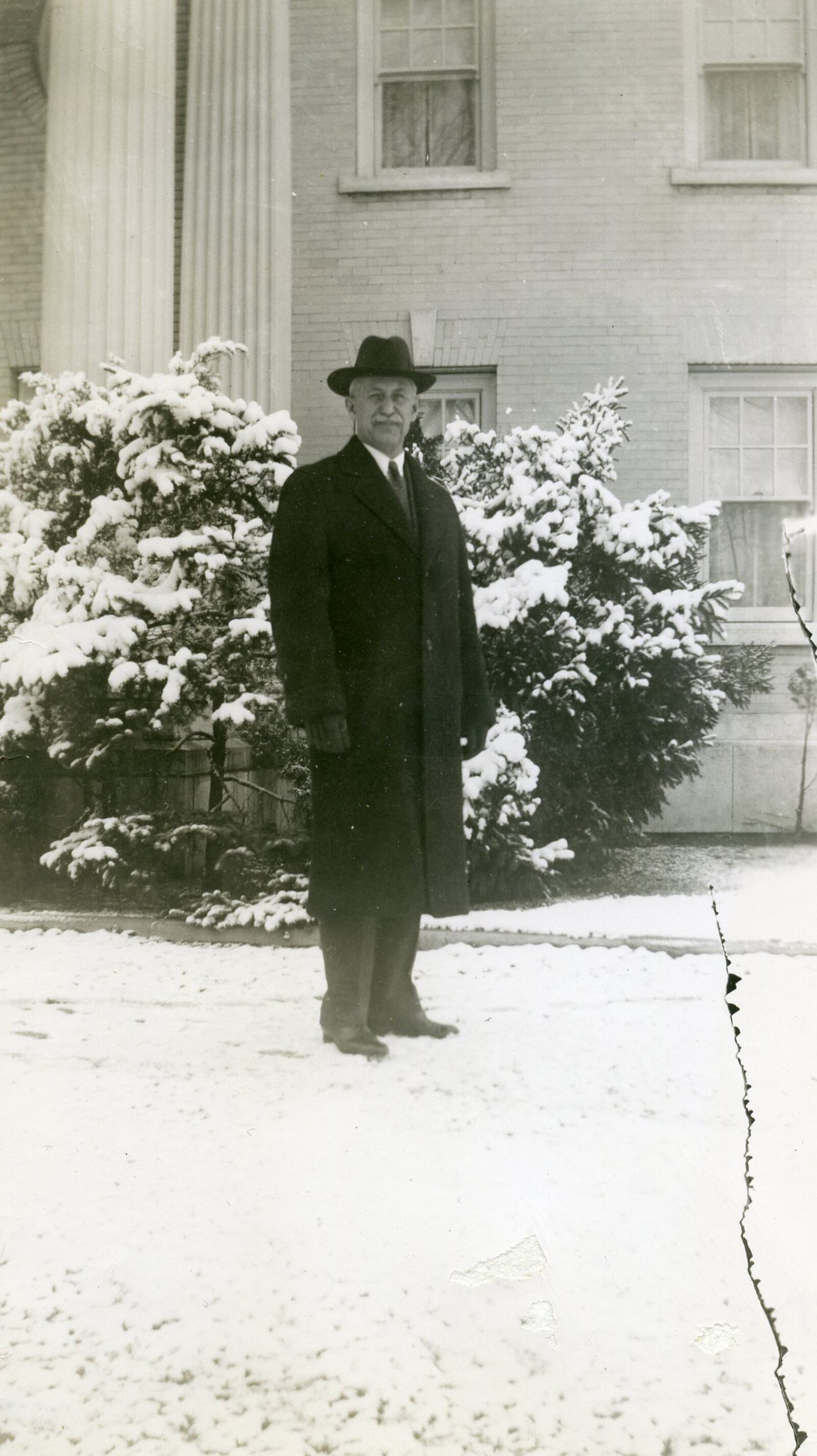 Orville Wright pictured outside Hawthorn Hill. CONTRIBUTED BY DAYTON HISTORY