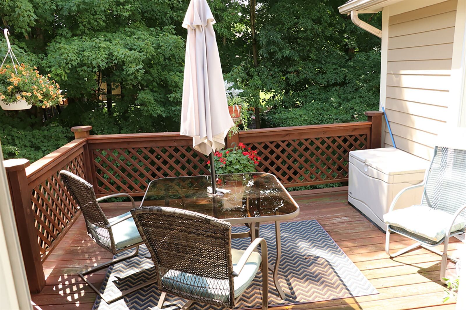 French doors in the main bedroom suite also open to the balcony deck. CONTRIBUTED PHOTO BY KATHY TYLERd