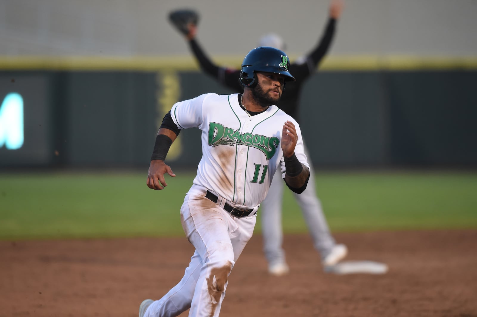 The Dayton Dragons, currently playing 500 ball under first-year manager Bryan Lahair, closes the 2022 home season against the Cedar Rapids Kernels at Day Air Ballpark, in Dayton, Tuesday through Sunday, Sept. 1 through 4.