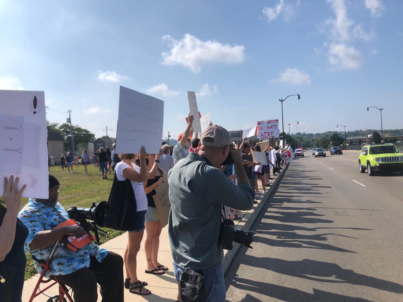 PHOTOS: Scenes of President Trump’s visit to Dayton