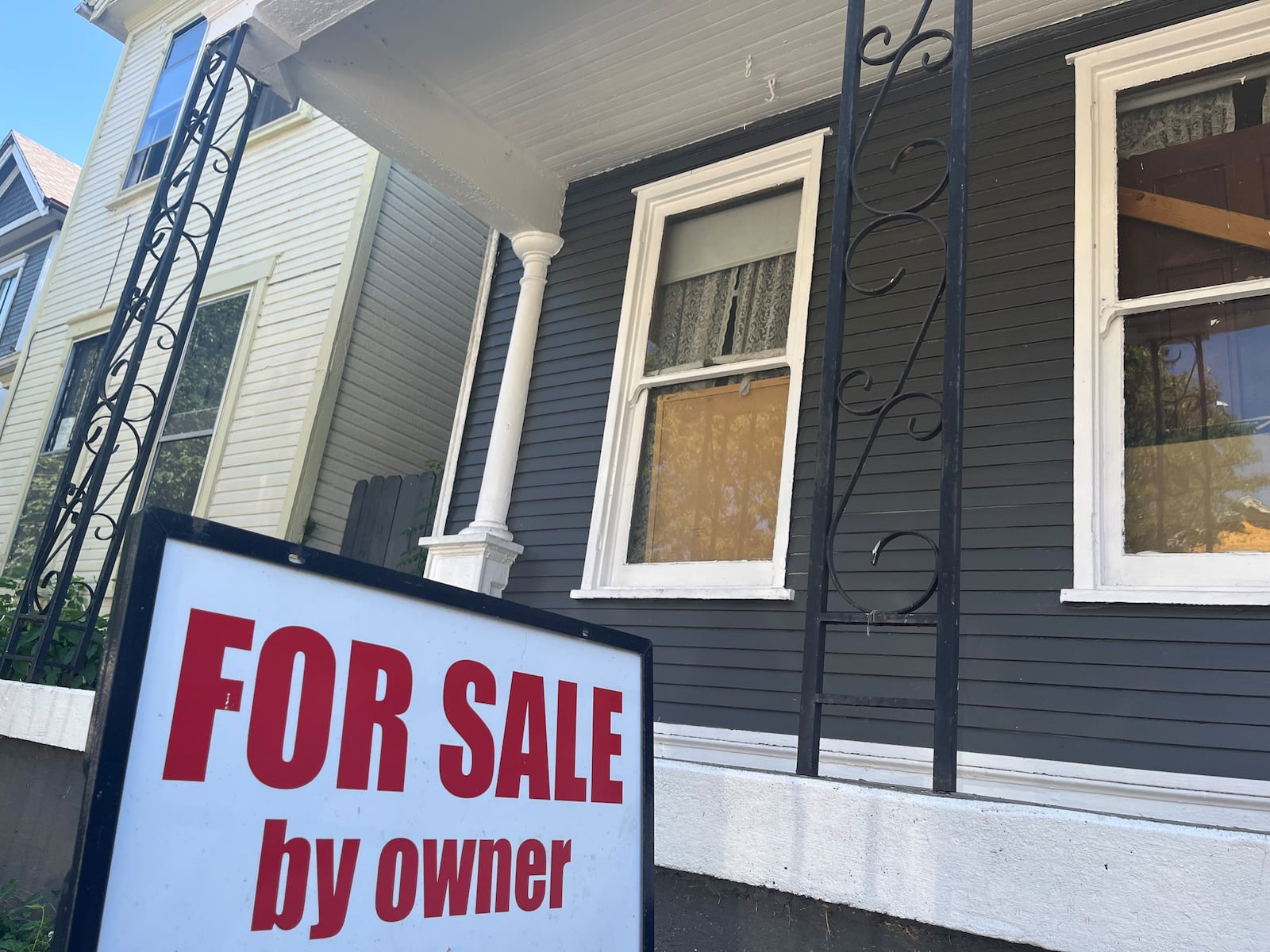 A home for sale in Dayton's South Park neighborhood. CORNELIUS FROLIK / STAFF