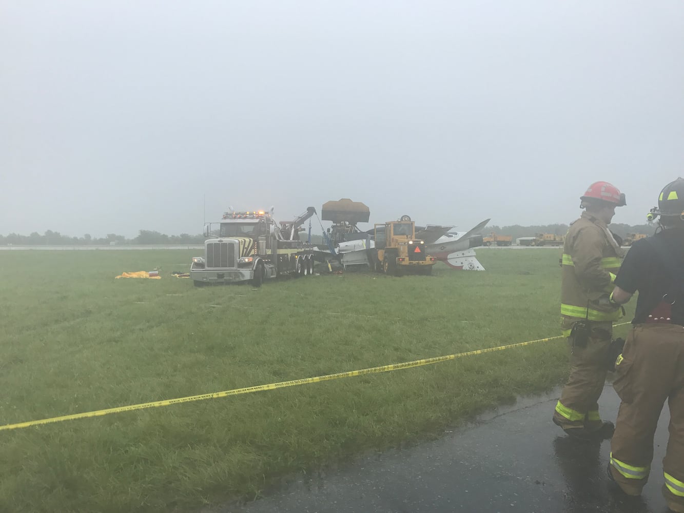 PHOTOS: Thunderbird flips on its top at Dayton Air Show