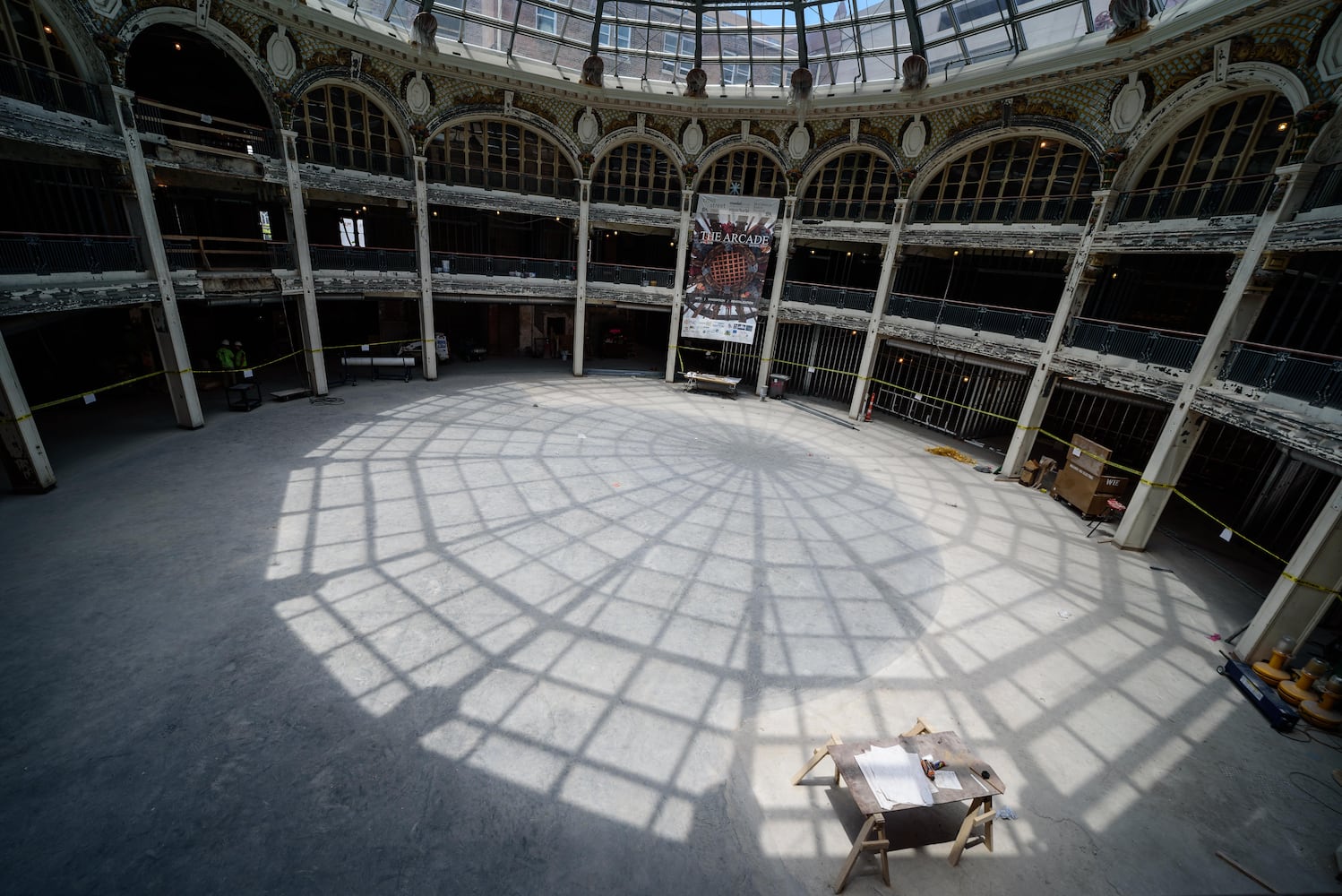 PHOTOS: Peek inside the Dayton Arcade under construction