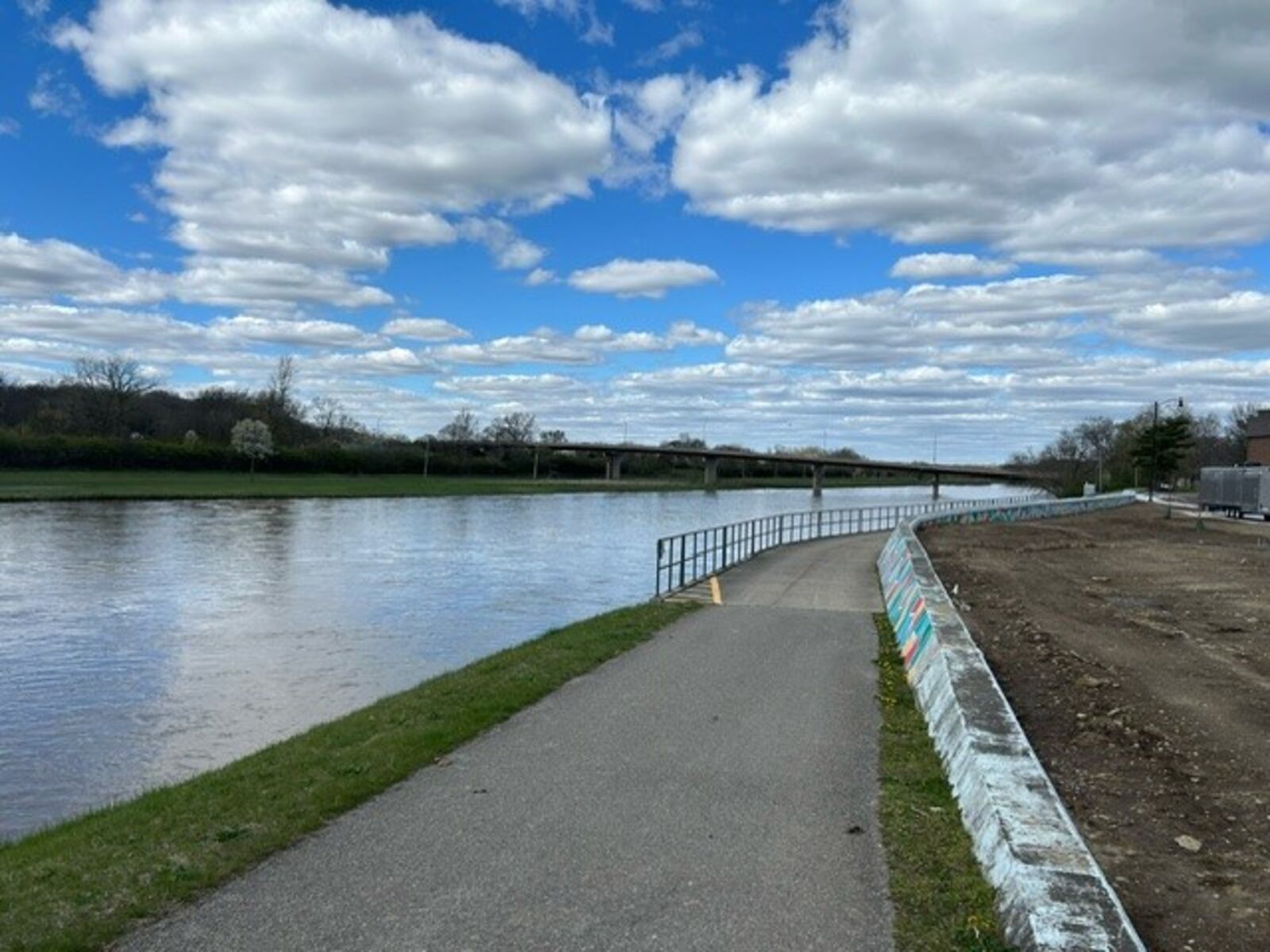 Riverfront Park will officially open with an event May 10. The 7-acre park hugs the Great Miami River through downtown Miamisburg.