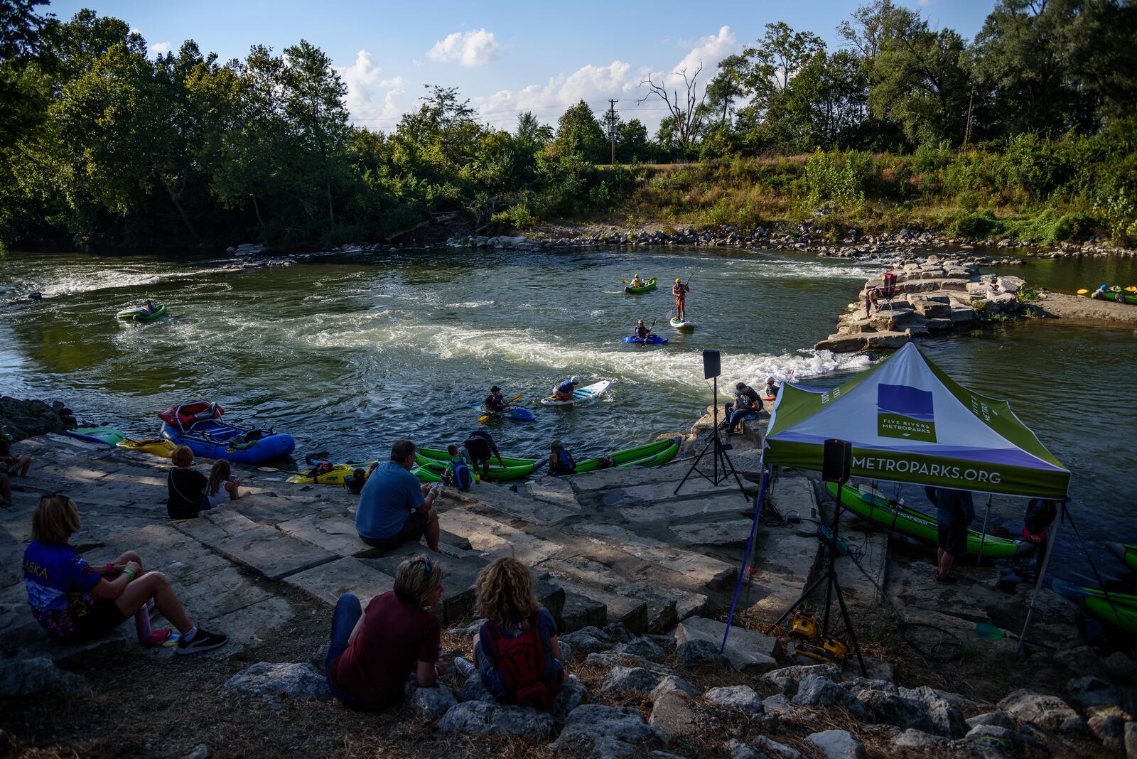 The Midwest’s premier outdoor adventure festival, the Wagner Subaru Outdoor Experience (or OutdoorX for short), is "an outdoor lover’s dream come true.” More than 20 activities, from competitions and demos to camping and live music, were all part of the free fun for all ages offered at Eastwood MetroPark as part of the festival on Saturday Oct. 6 and Sunday, Oct. 7. TOM GILLIAM / CONTRIBUTING PHOTOGRAPHER