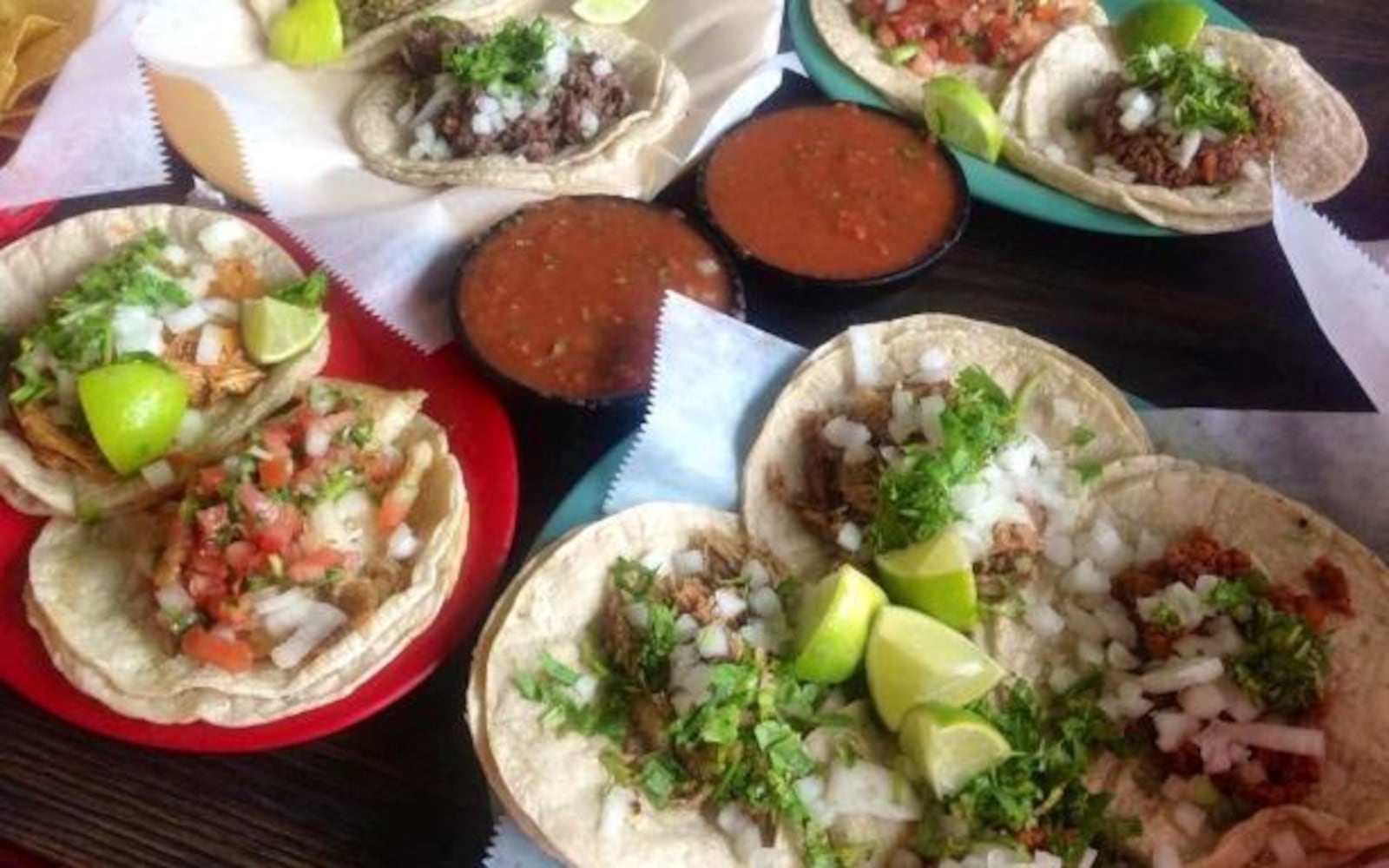 The salsa at Taqueria Mixteca, 1609 E. Third St., Dayton, has just the right amount of heat. (Staff photo by Amelia Robinson)