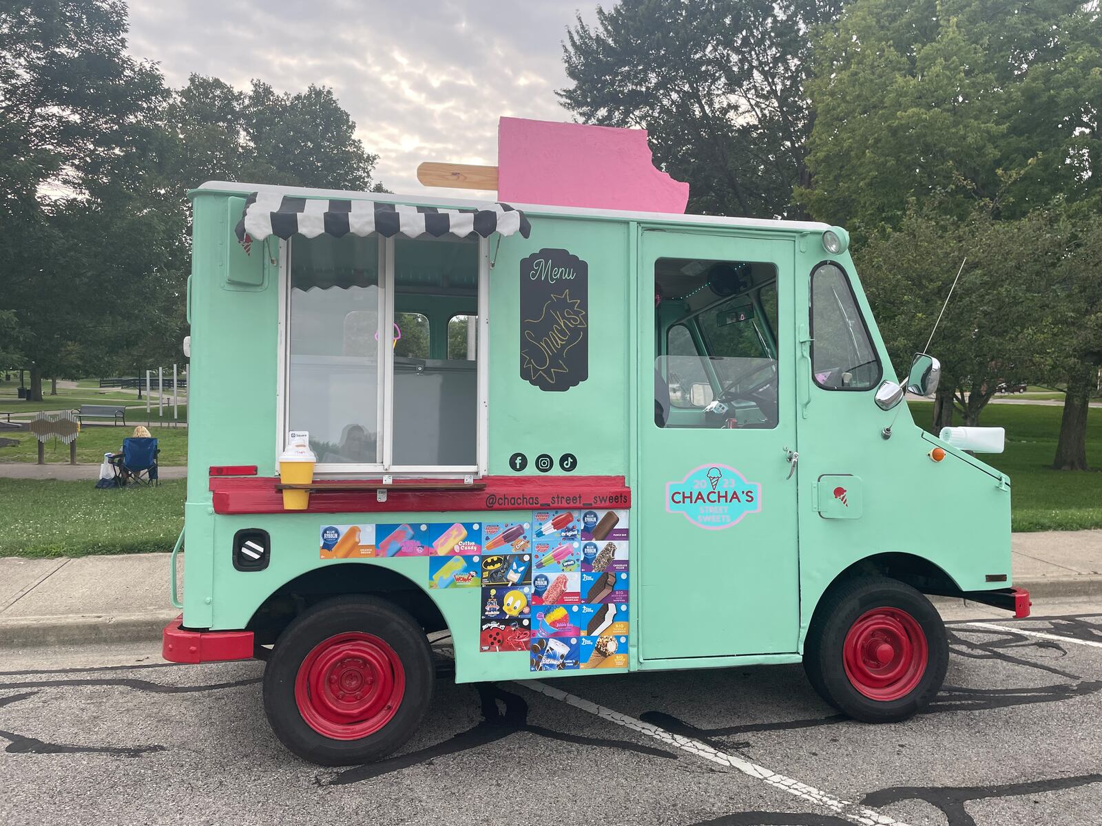 ChaCha’s Street Sweets is an ice cream truck serving the Xenia community. NATALIE JONES/STAFF