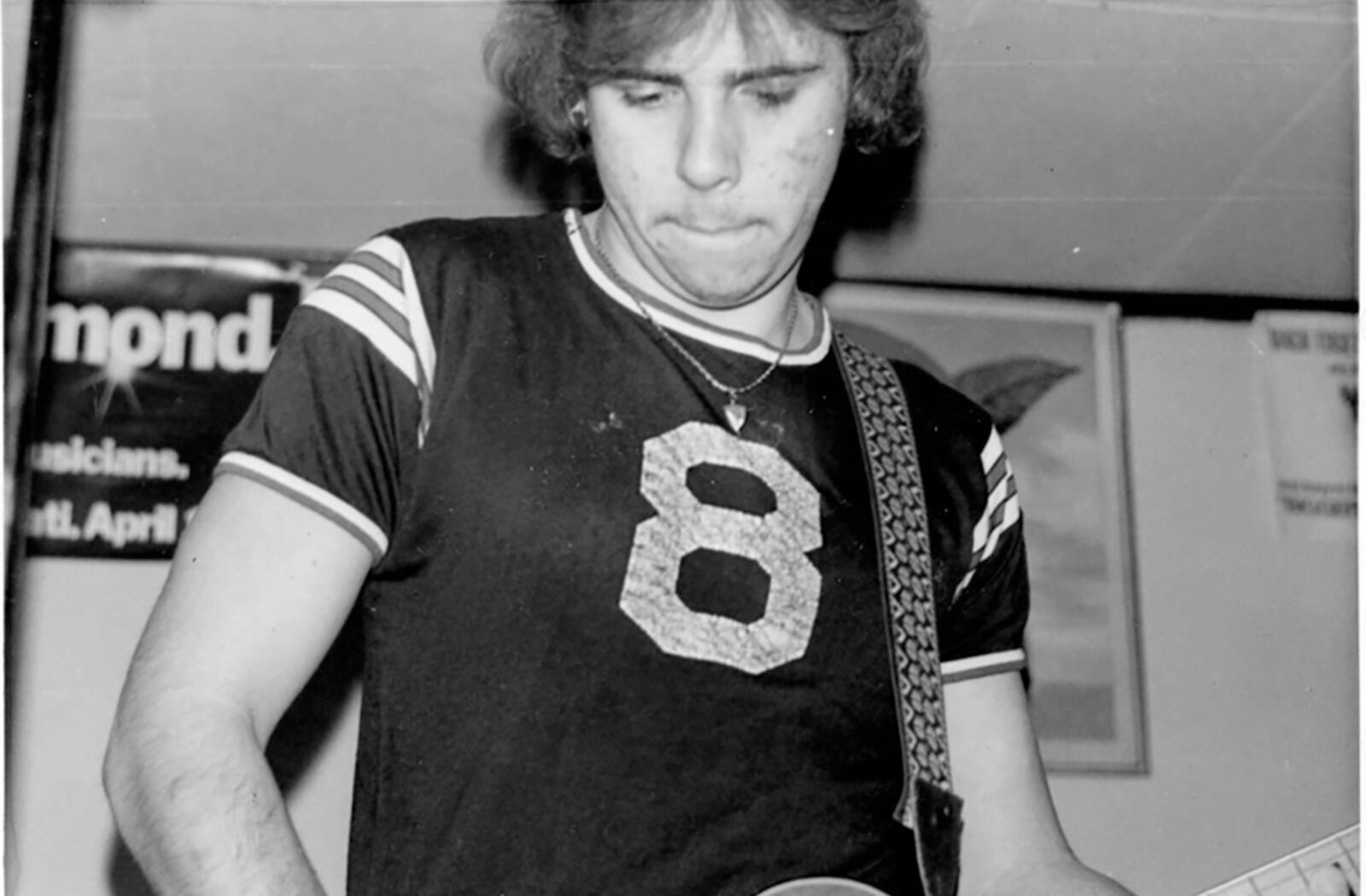 Allen Seals of Kettering grew up in the 1960's and 70's - when "garage bands" were popular. He picked up his first guitar in 1969. Seals is shown in 1978 at the age of 18. CONTRIBUTED