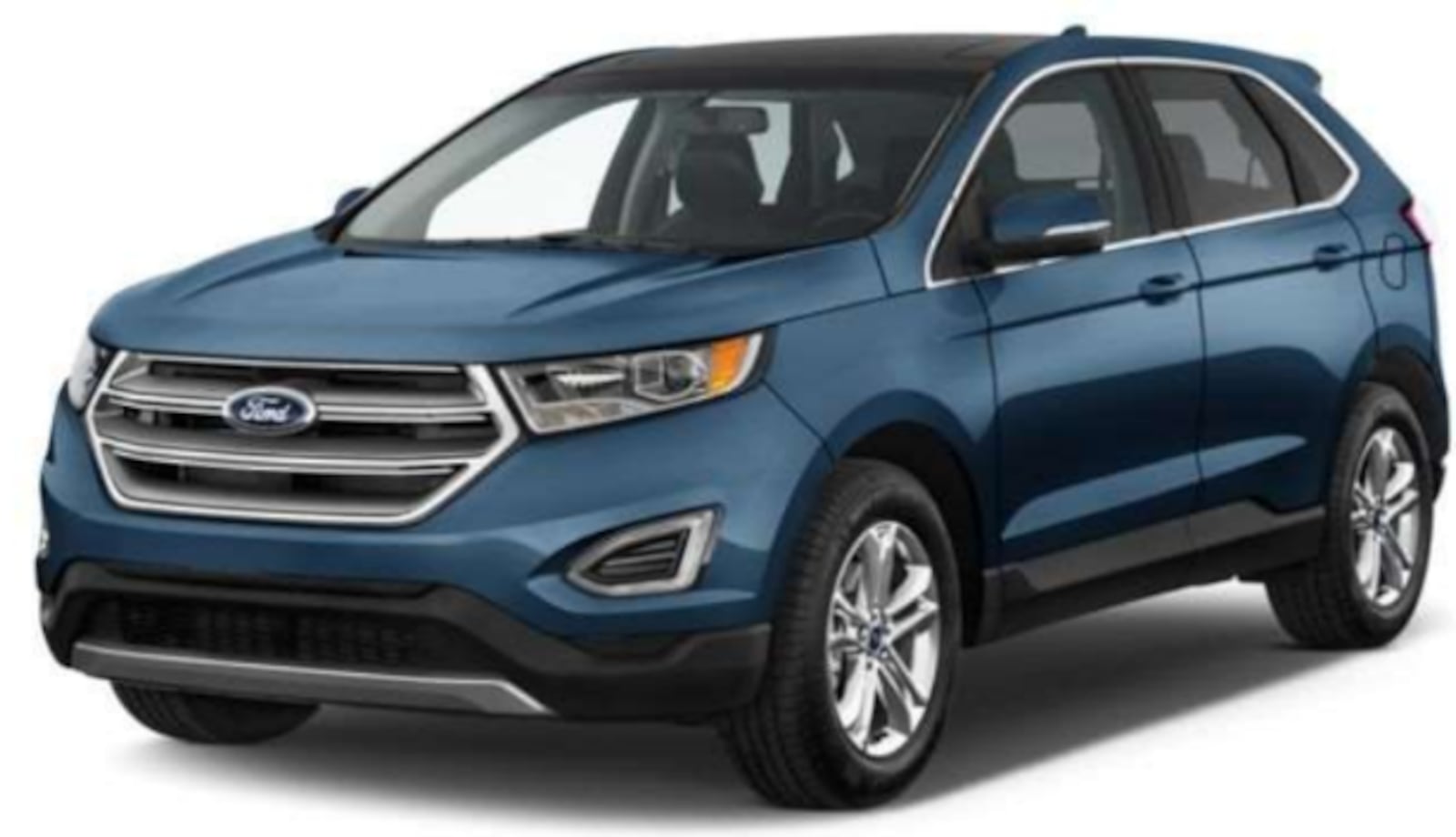 Blue 2017 Ford Edge