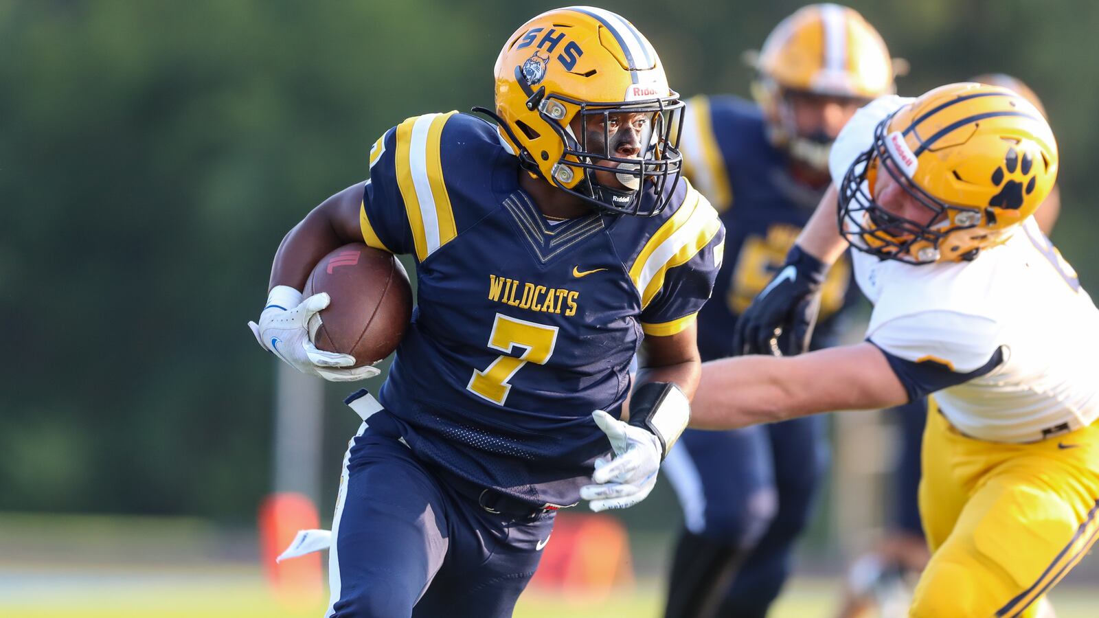 Springfield High School senior Jayvin Norman runs the ball during their game against Cleveland St. Ignatius on Friday, Aug. 18 in Springfield. CONTRIBUTED PHOTO BY MICHAEL COOPER