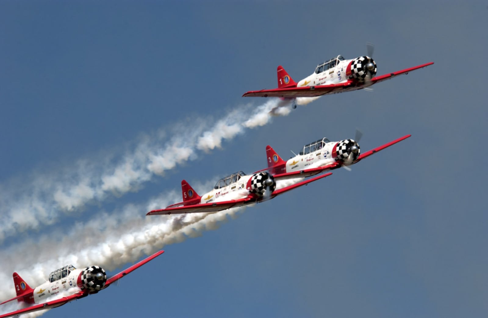 The U.S. Air Force Thunderbirds, the AeroShell Aerobatic Team and the U.S. Navy F/A-18F Super Hornet Legacy Flight are among the featured performers at the CenterPoint Energy Dayton Air Show at Dayton International Airport in Vandalia on Saturday and Sunday, July 10 and 11.