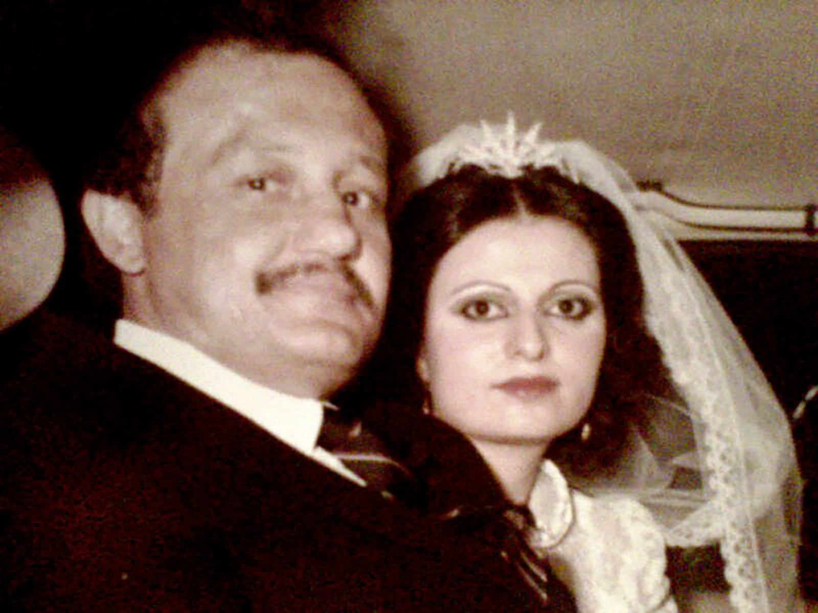 Goodwin's parents on their wedding day in 1982. Her dad - Adel Samaan (left) and mom Faten Samaan. The couple immigrated to the United States to build a better life for themselves and their children.