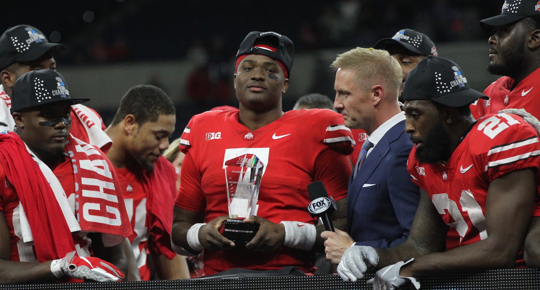 Photos: Ohio State Buckeyes celebrate Big Ten Championship