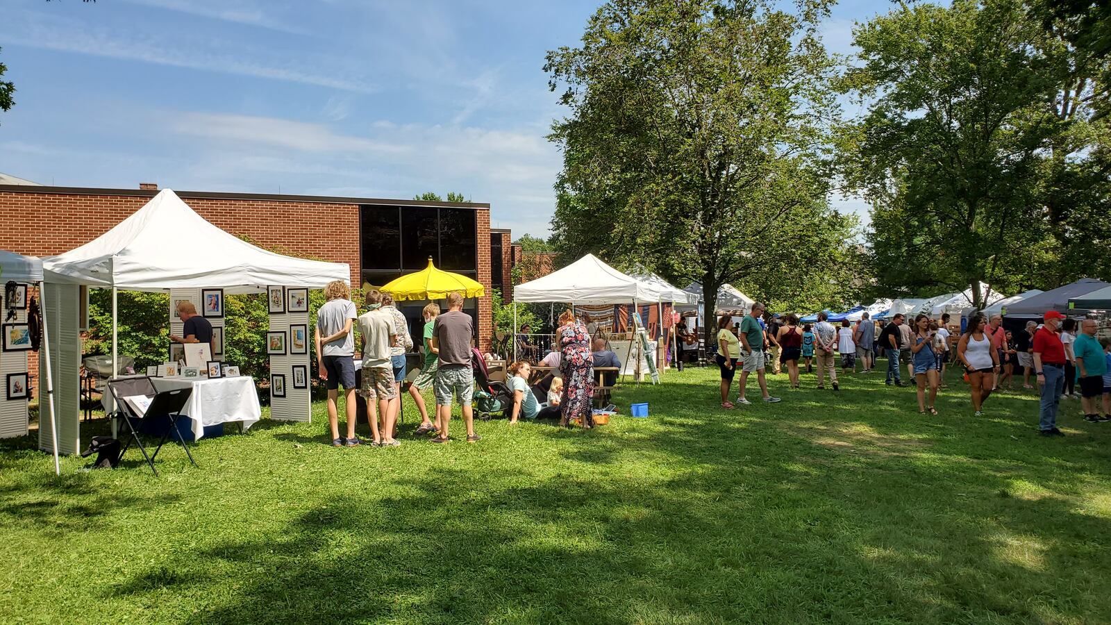 Art on the Lawn, presented by Village Artisans at Mills Lawn School in Yellow Springs on Saturday, Aug. 13, features work from visual artists and artisans from Ohio and surrounding states.