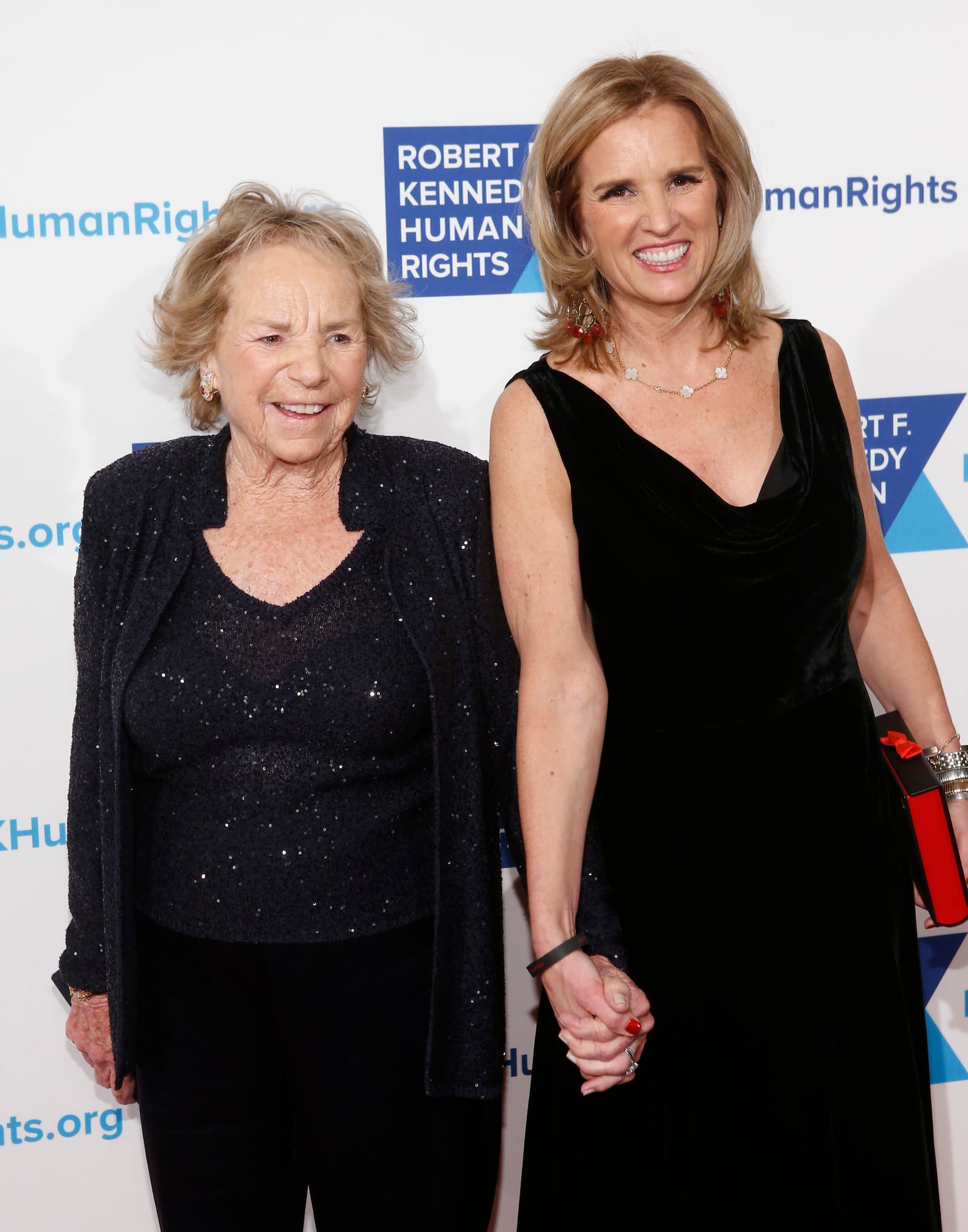 FILE - Ethel Kennedy, left, and her daughter Kerry Kennedy attend the Robert F. Kennedy Ripple of Hope Award ceremony, Tuesday, Dec. 16, 2014, in New York. (AP Photo/Jason DeCrow, File)